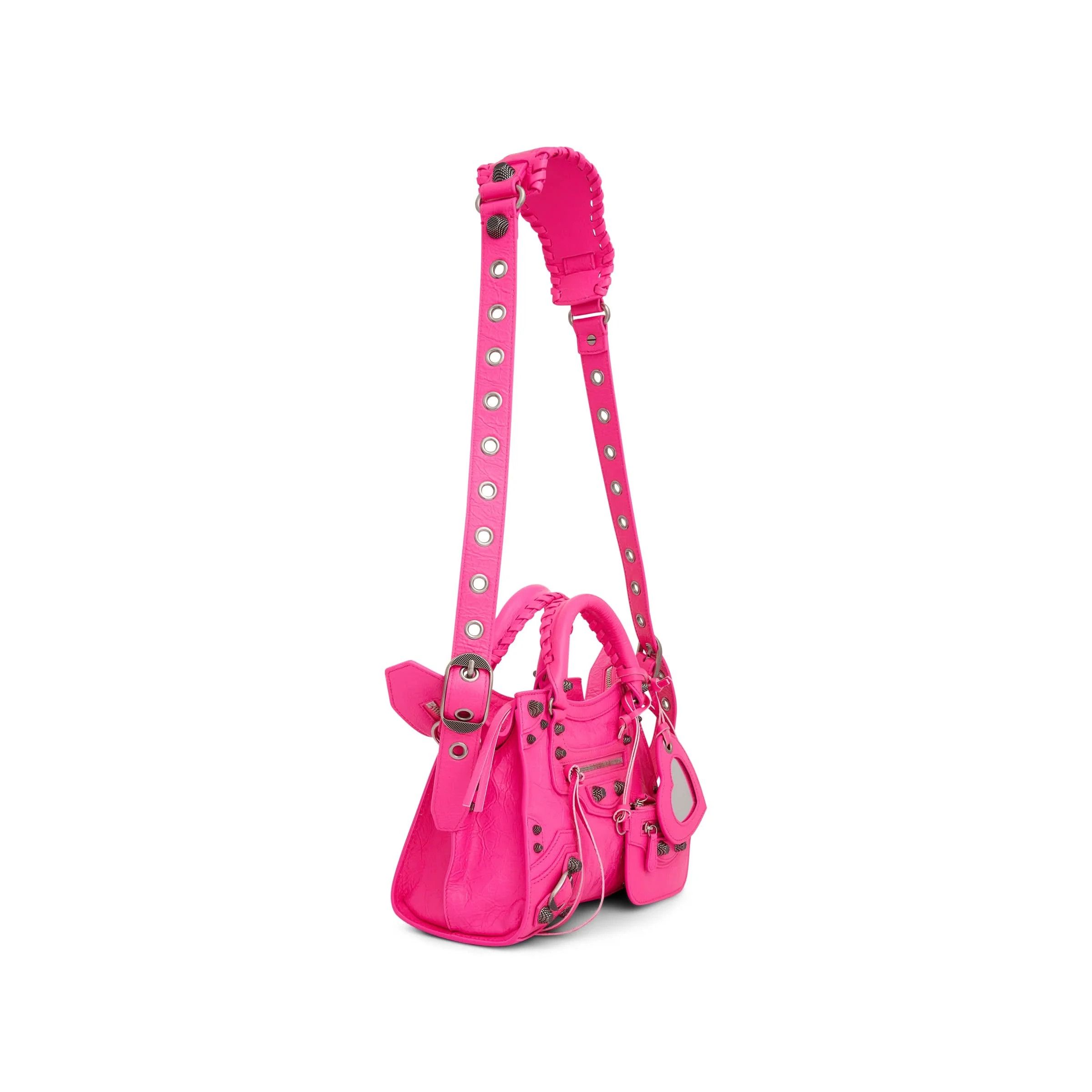 Balenciaga o1w1db10525 Size: OS / Neo Cagole XS Handbag in Pink Size ONE SIZE - 6 Thumbnail