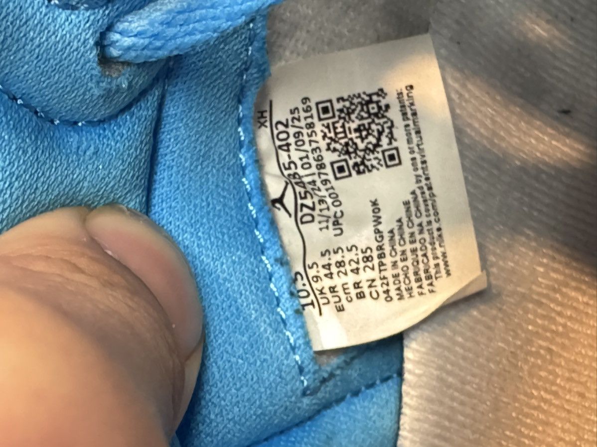 Jordan Brand Jordan Retro 1 Unc Reimagined Size 10.5 Size US 10.5 / EU 43-44 - 6 Thumbnail
