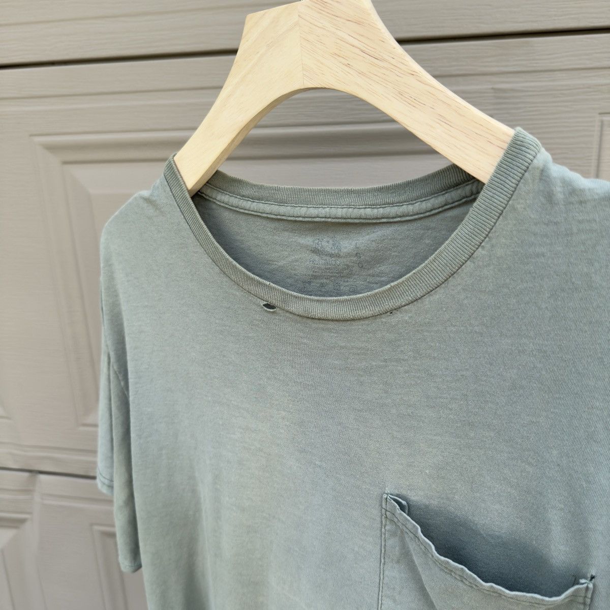 Vintage Sun Faded Thrashed Distressed Grunge Shirt ERD Chrome Green Size US L / EU 52-54 / 3 - 3 Thumbnail