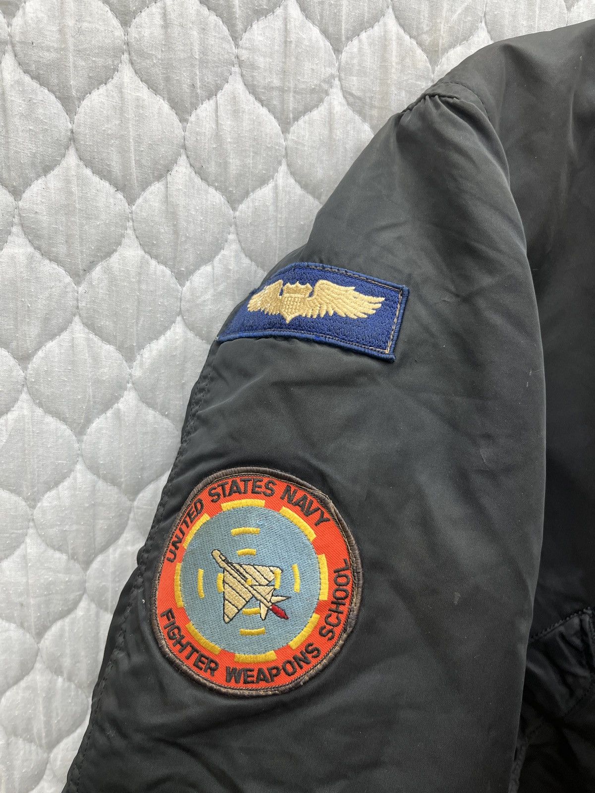 Vintage 🔥🔥🔥STEALS VTG USS ENTERPRISE COMANDING OFFICER MA1 JACKET Size US M / EU 48-50 / 2 - 4 Thumbnail