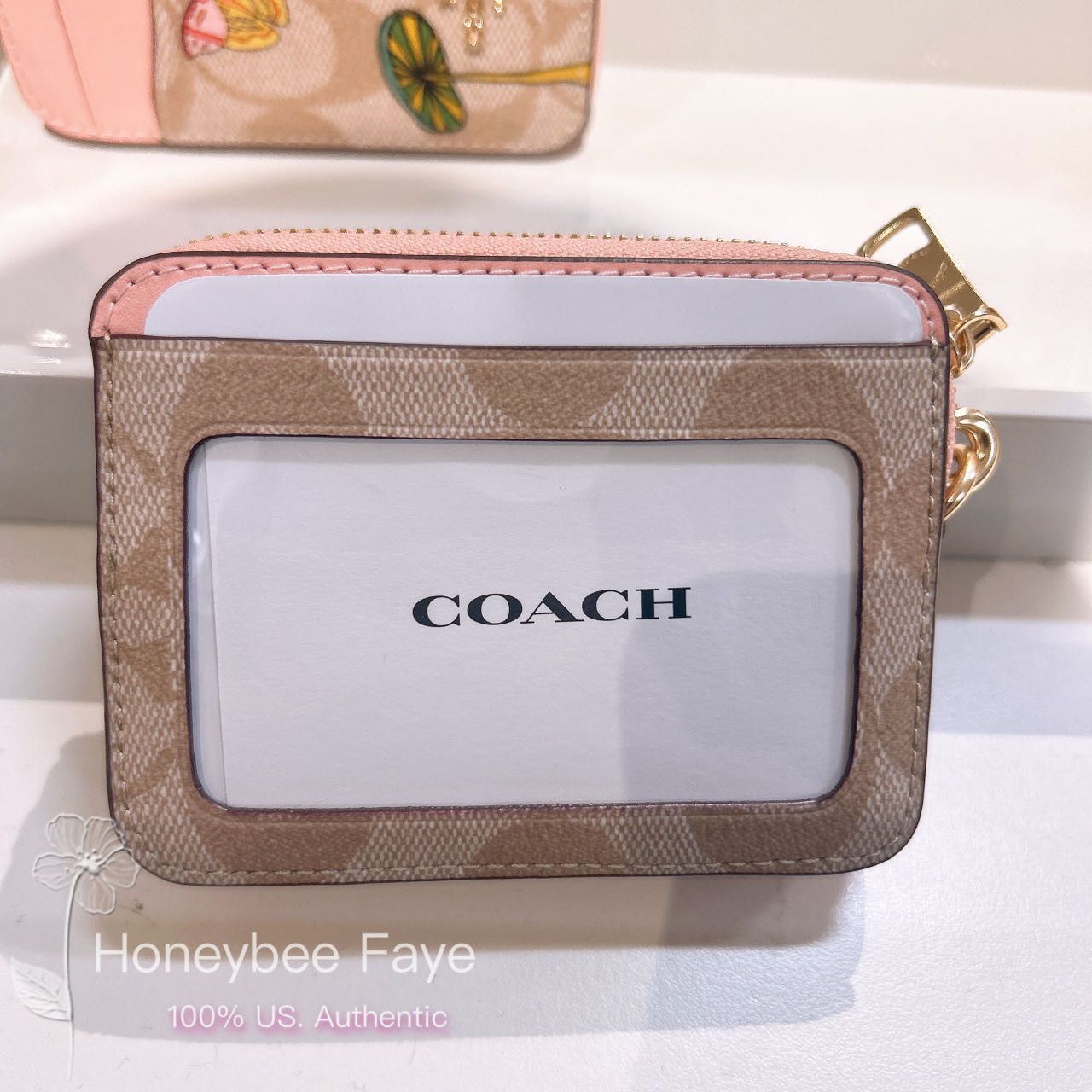 Coach Coach X Observed By Us Zip Card Case In Signature Canvas Size ONE SIZE - 2 Thumbnail