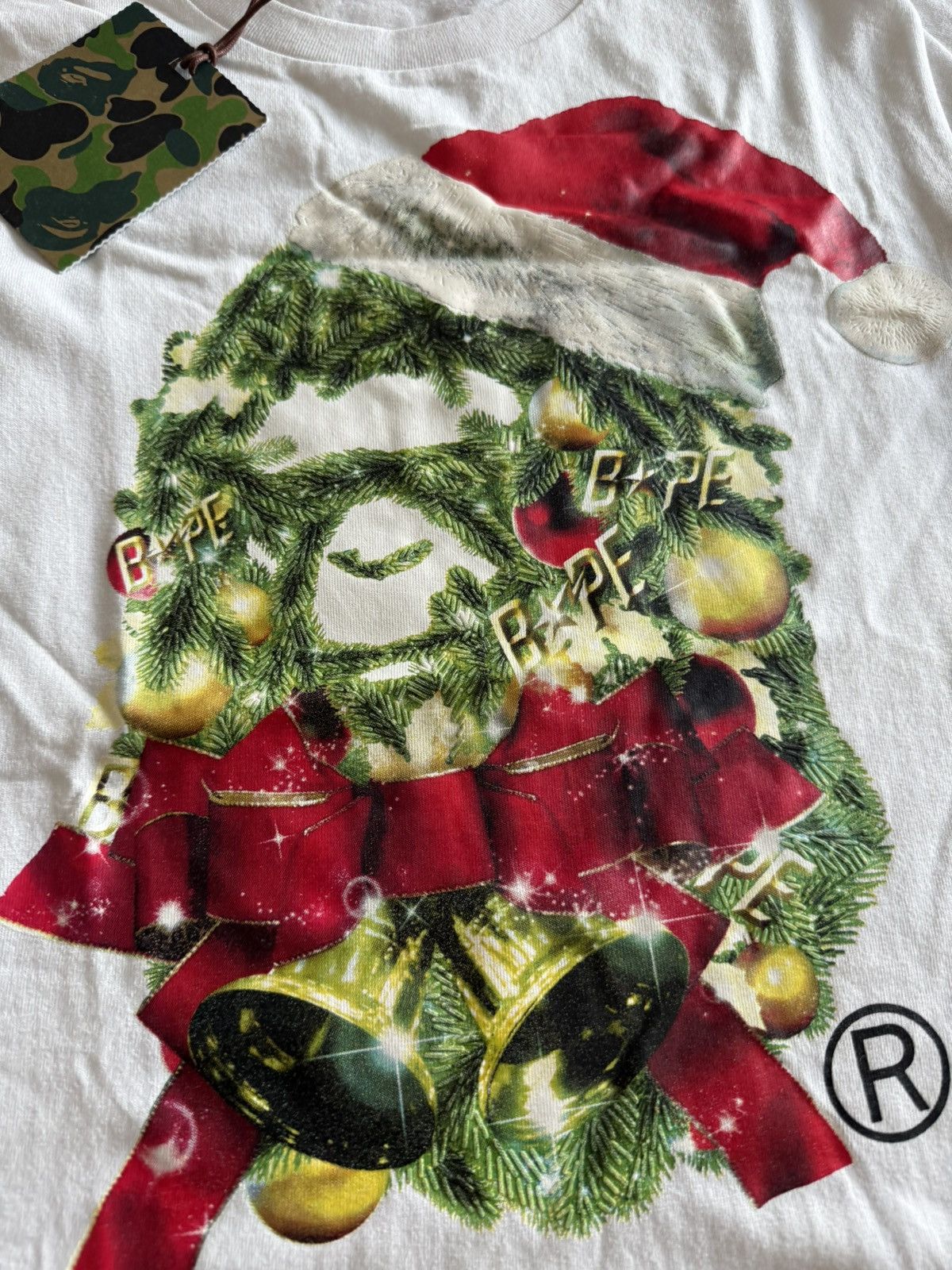 Bape Bape Grinch Holiday Tee Size US S / EU 44-46 / 1 - 2 Thumbnail