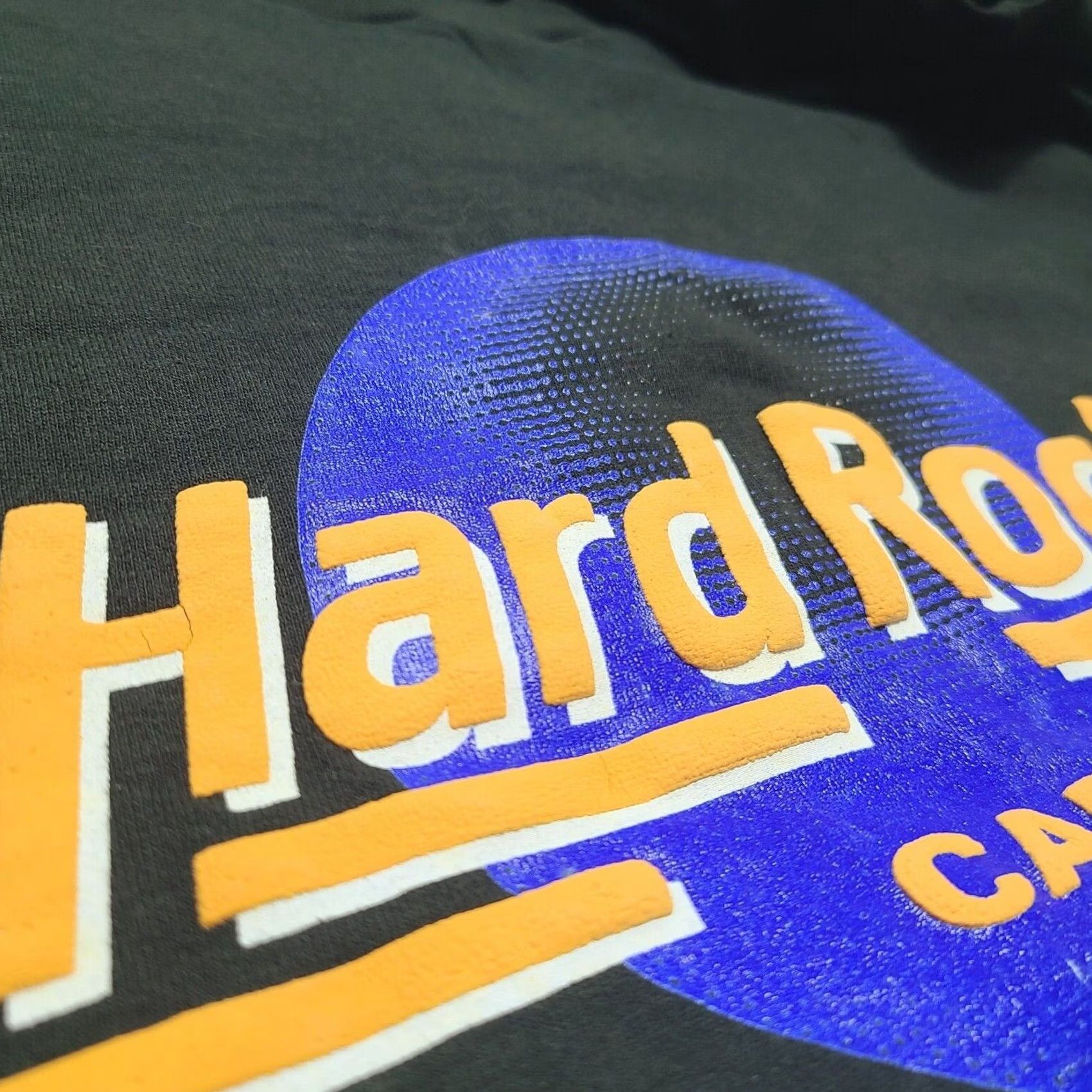 Fruit Of The Loom VINTAGE Hard Rock Cafe Toronto SkyDome T-Shirt Size Large 90s Puff Print Mens Regular Cotton Black Short Sleeve Crew Neck 1990-1999 Shirt Size US L / EU 52-54 / 3 - 5 Thumbnail