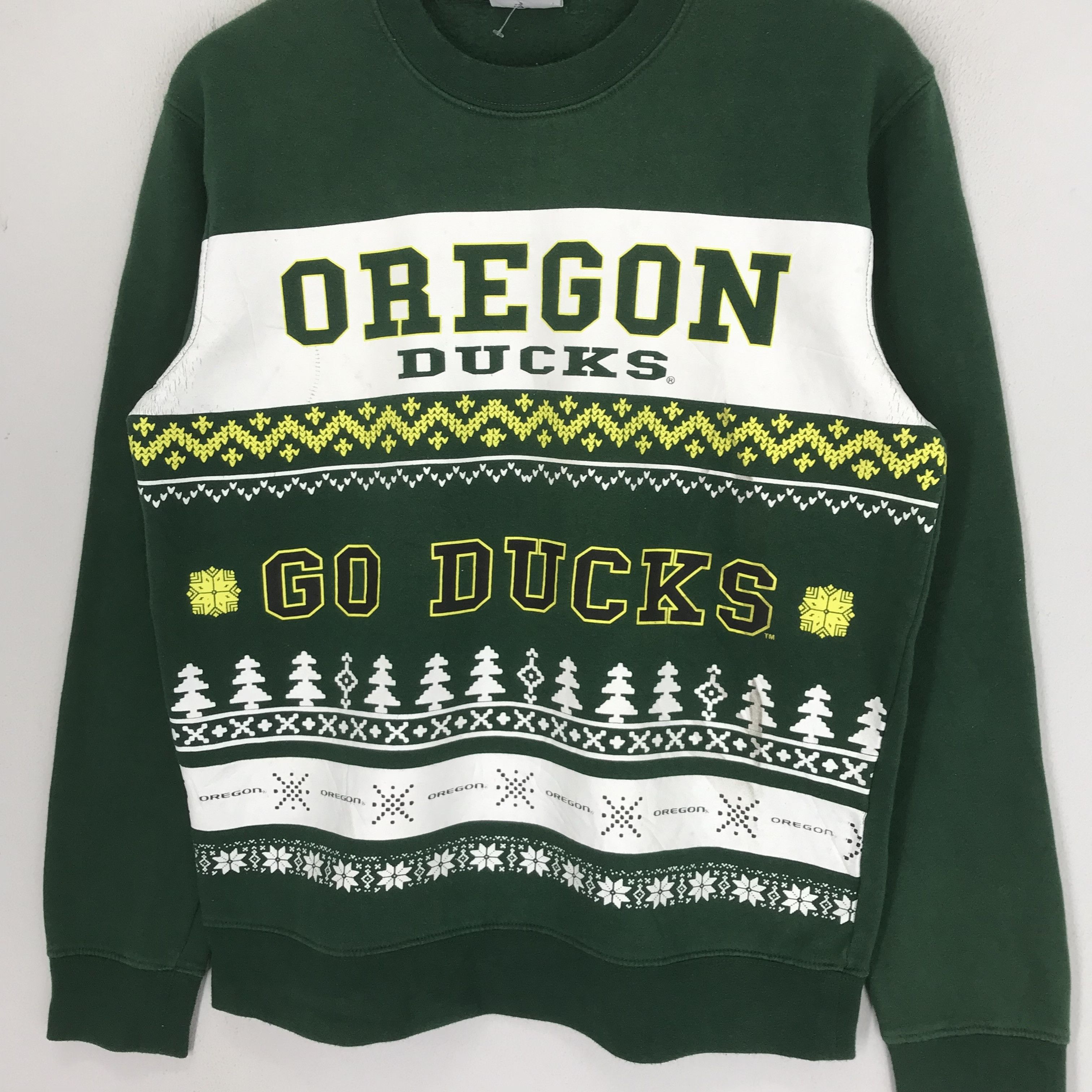 Dack's Vintage University Oregon Green Sweatshirt - 435 Size US S / EU 44-46 / 1 - 3 Thumbnail