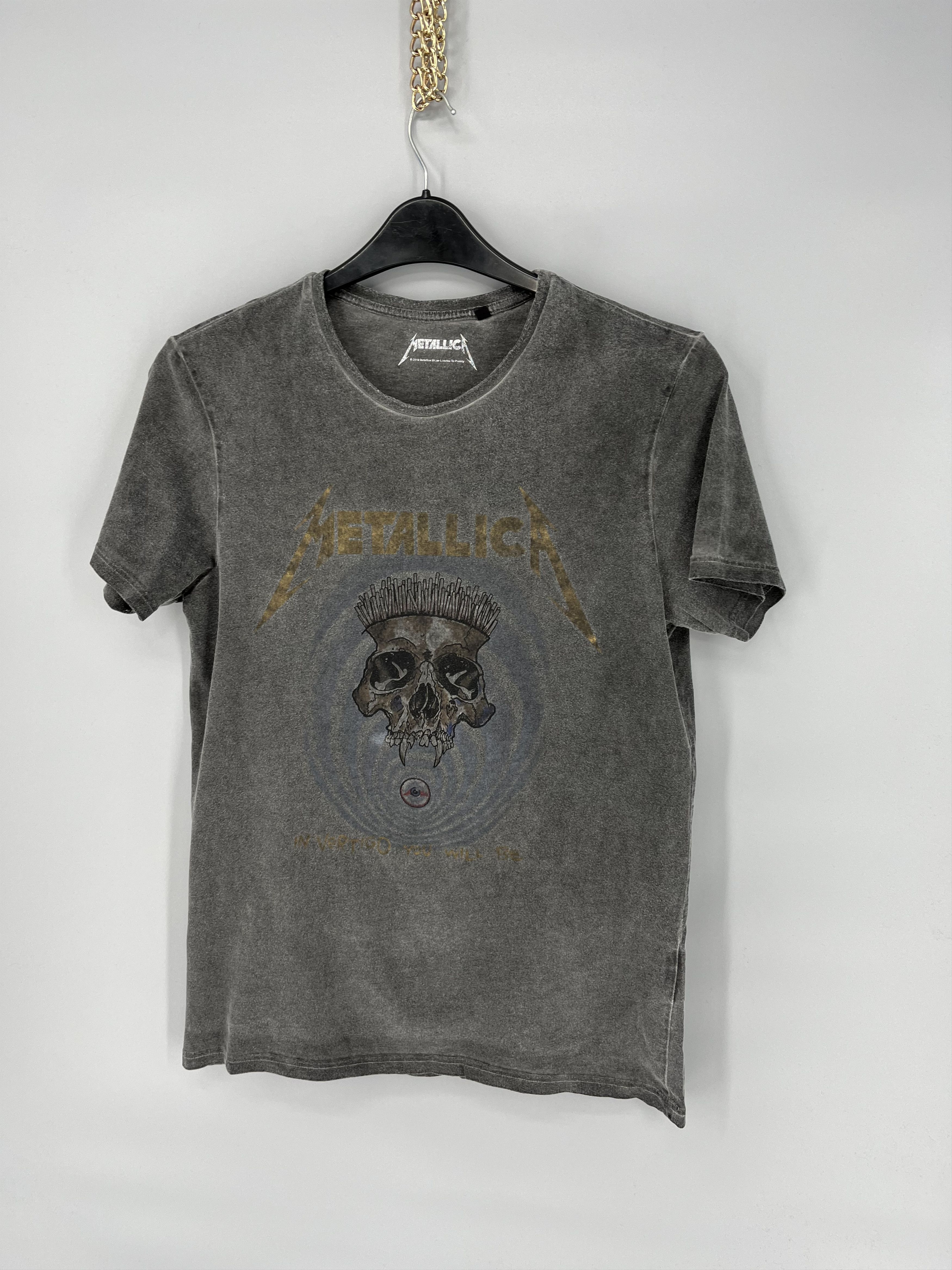 Band Tees × Vintage Metallica Official Merch ‘In Vertigo You Will Be’ Tee Size US S / EU 44-46 / 1 - 3 Thumbnail