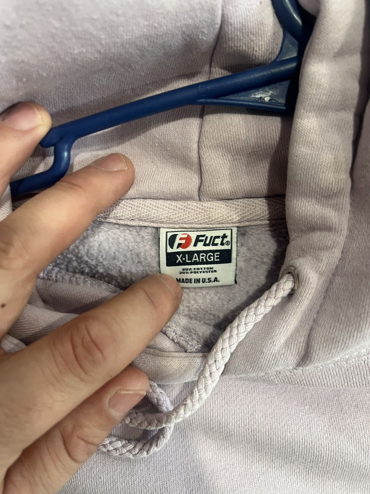 FUCT Fuct OG logo Lavender Sweatshirt - Size XL Size US XL / EU 56 / 4 - 3 Thumbnail
