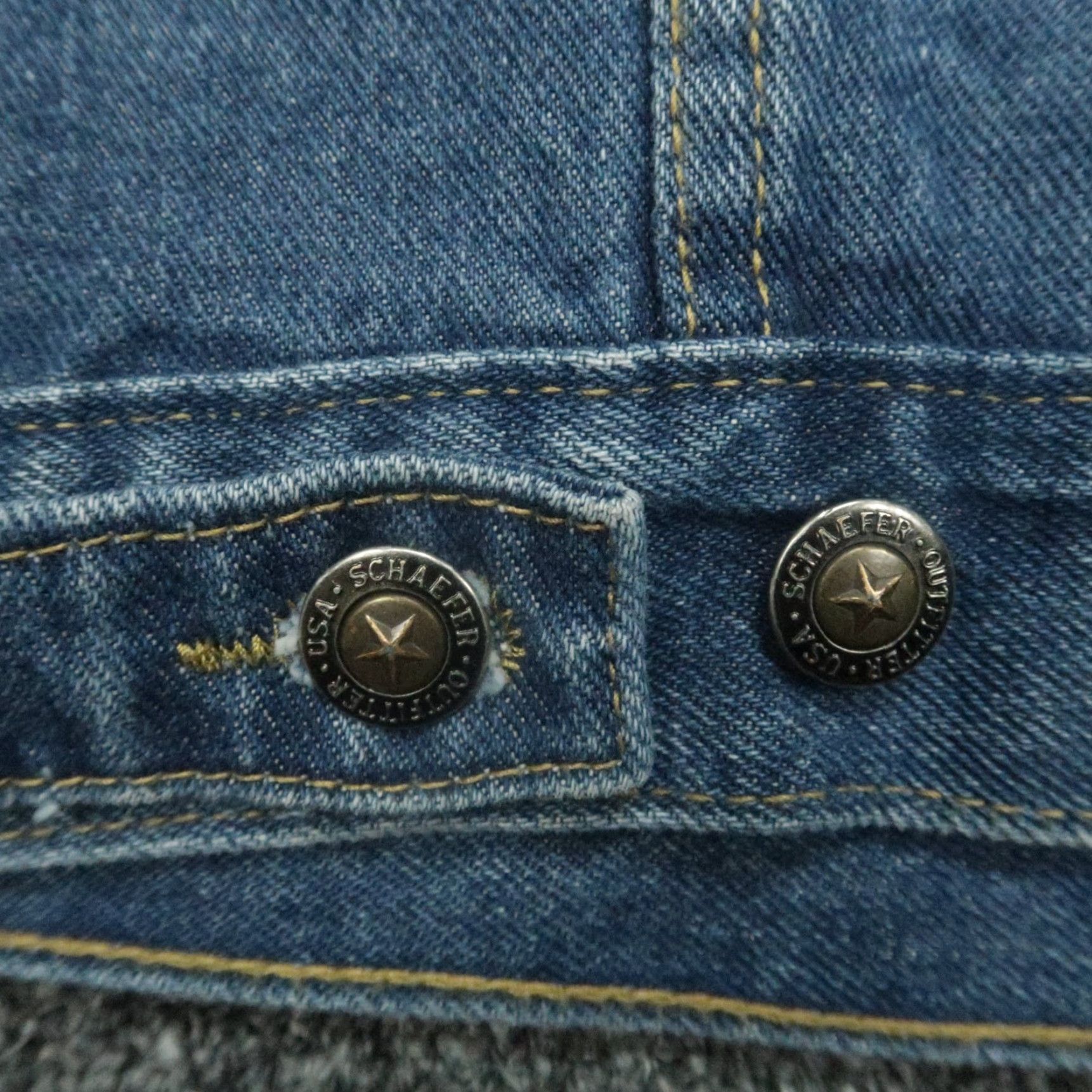 Vintage Schaefer Outfitter Jacket Mens Medium Blue Denim Legend Western Button 581 Size US M / EU 48-50 / 2 - 4 Thumbnail