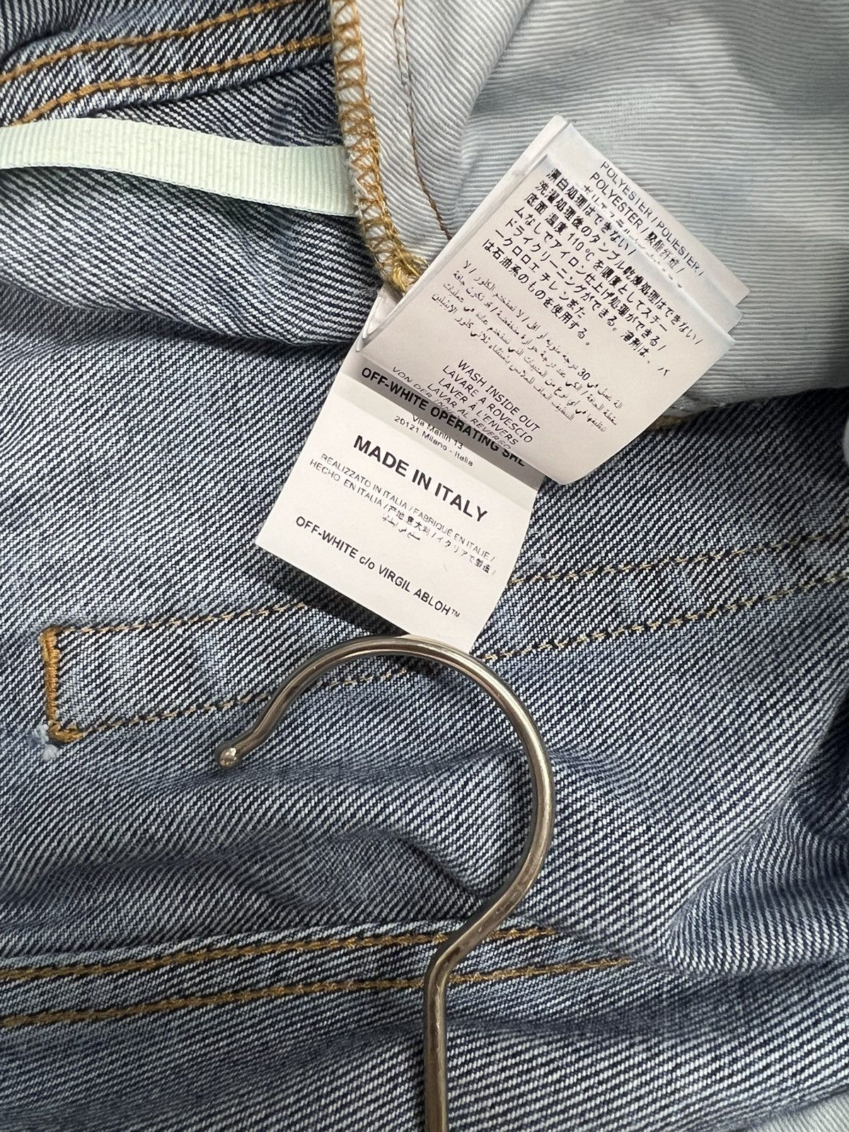 Off-White Off White Gothic Embroidered Jeans Size US 32 / EU 48 - 14 Thumbnail
