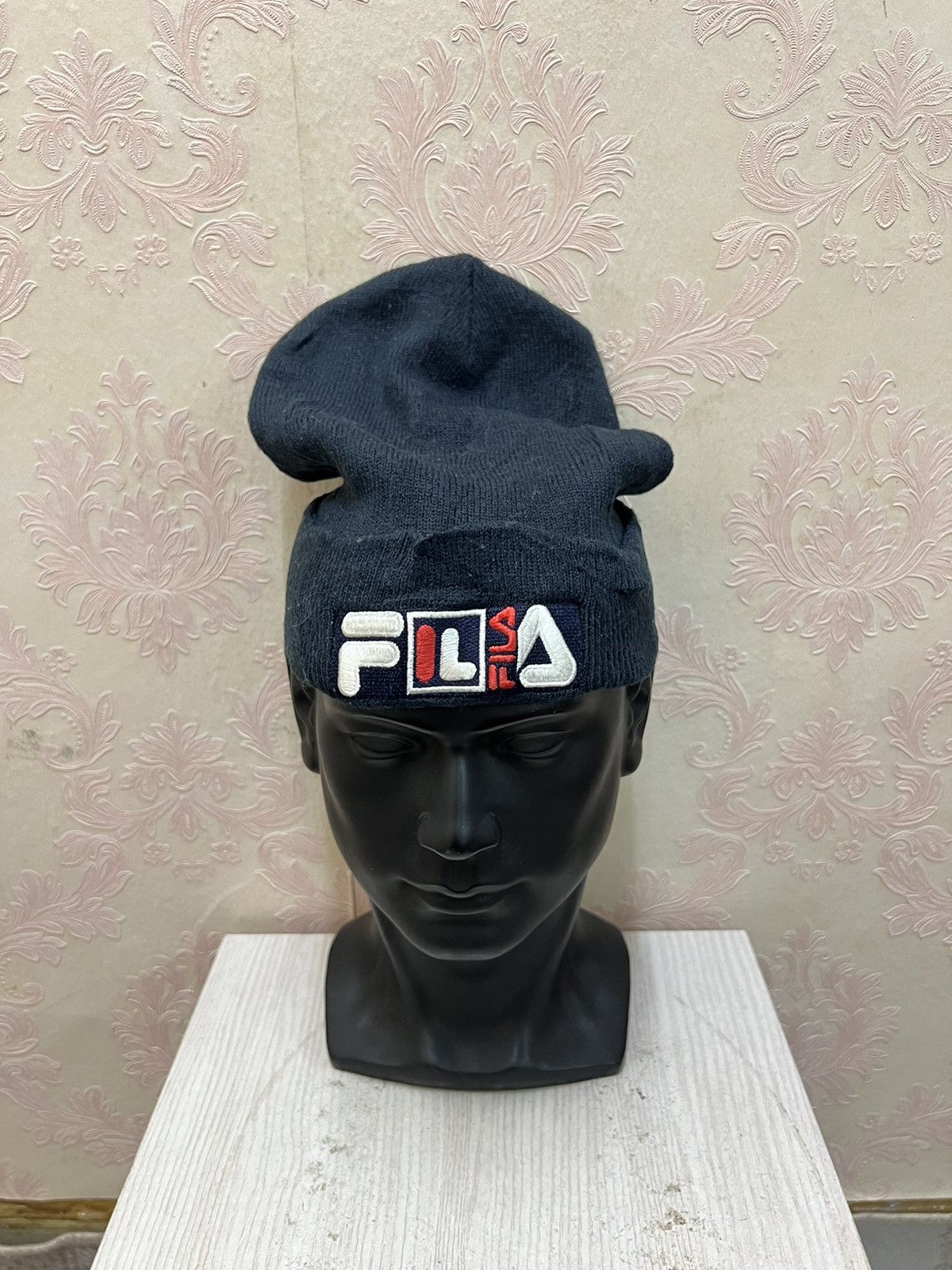 Fila Vintage Fila Spell Out Beanie Hats Size ONE SIZE - 2 Thumbnail