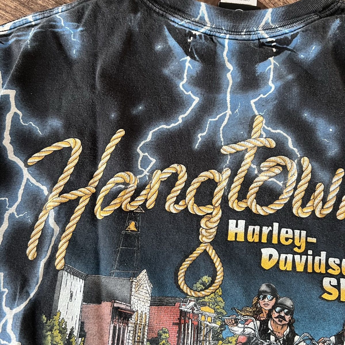 Vintage Vintage Harley Davidson Lightning shirt rare Size US L / EU 52-54 / 3 - 7 Thumbnail