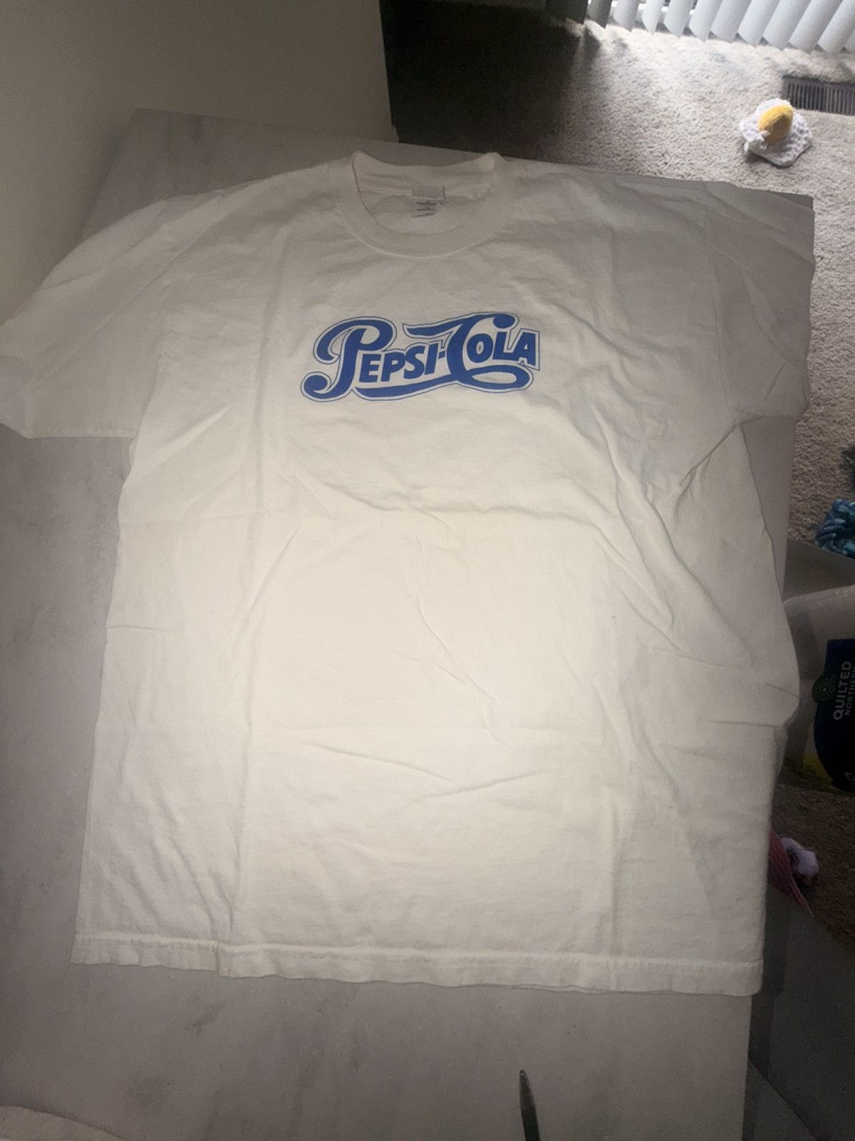 Pepsi Vintage Pepsi Cola Spell Out Tee Size US XL / EU 56 / 4 - 2 Thumbnail
