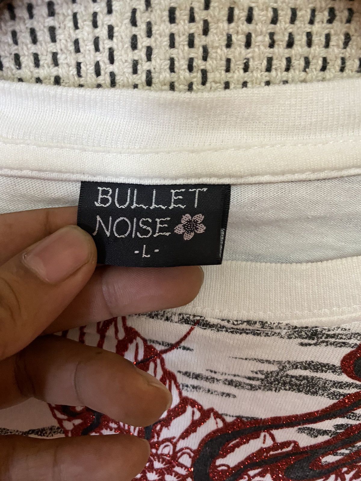 Japanese Brand × Vintage Bullet noise sukajan tshirt longsleeve Size US L / EU 52-54 / 3 - 4 Thumbnail