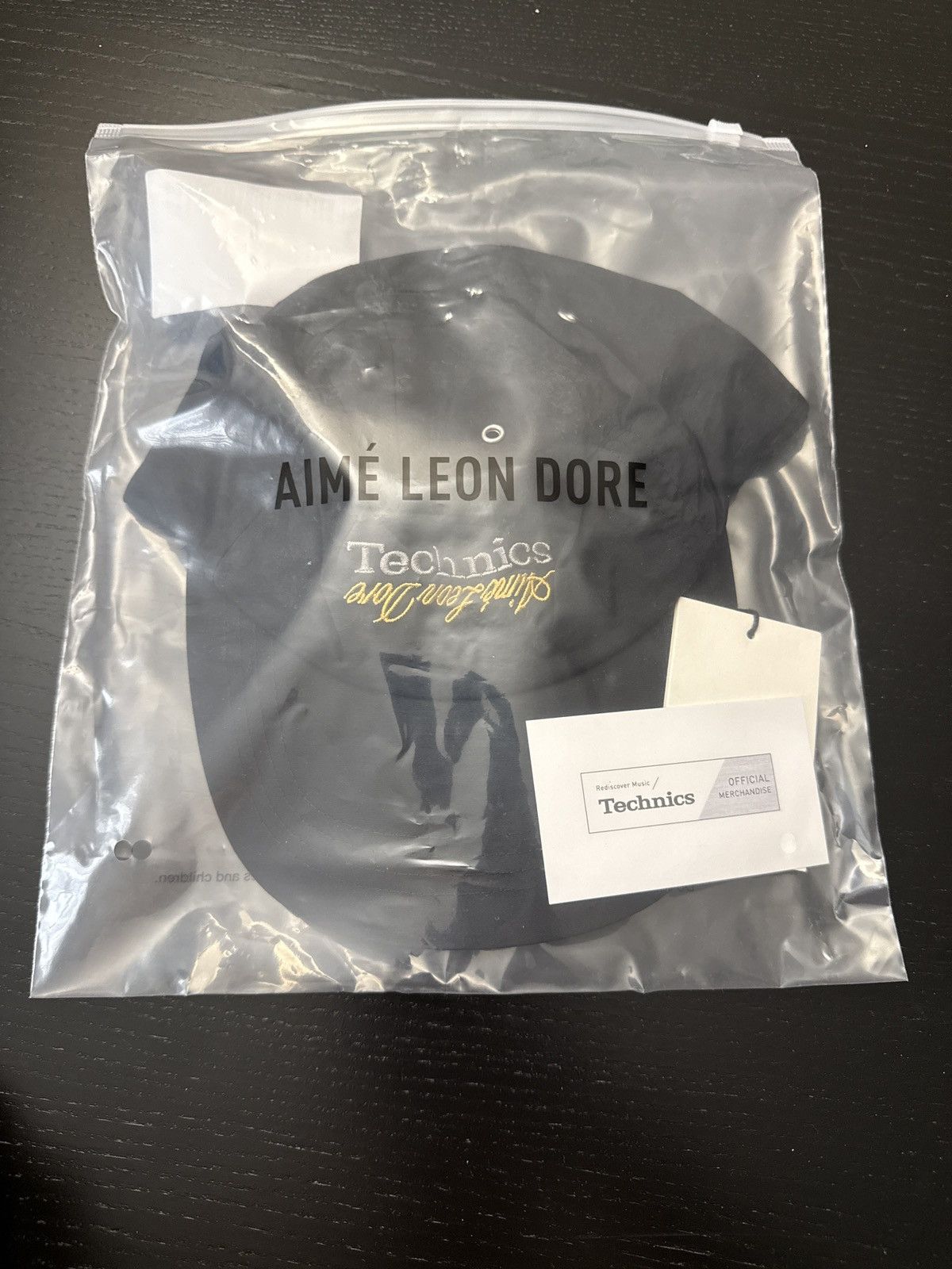 Aime Leon Dore Nylon Technics Nylon Logo Hat Jet Black