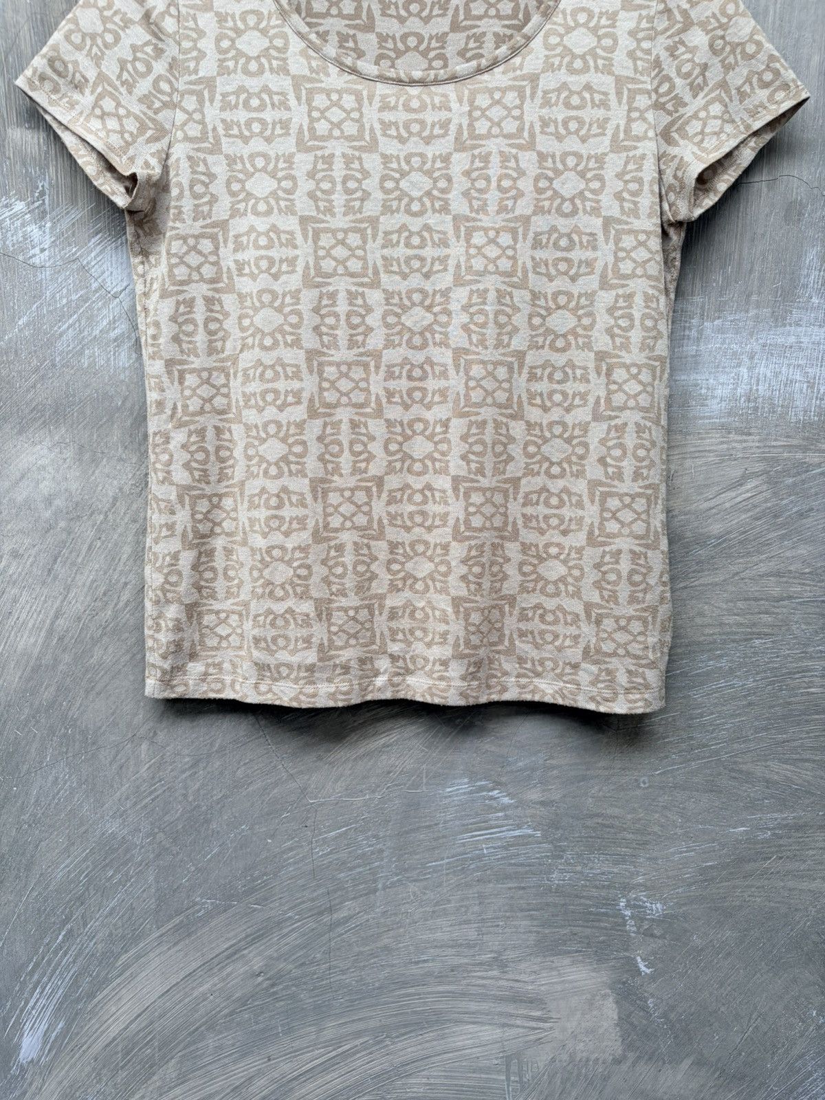 yoshie inaba Yoshie Inaba Tessellated Geometric Pattern T-Shirt Size S / US 4 / IT 40 - 3 Thumbnail