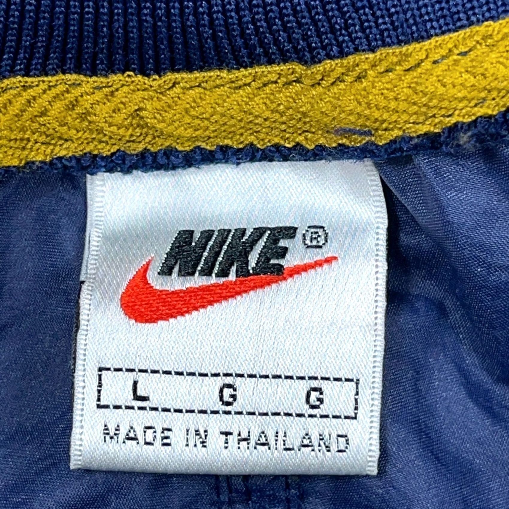 Nike Vintage Nike Jacket Men Large Blue Pullover Windbreaker Center Swoosh 90s Unline Size US L / EU 52-54 / 3 - 3 Thumbnail