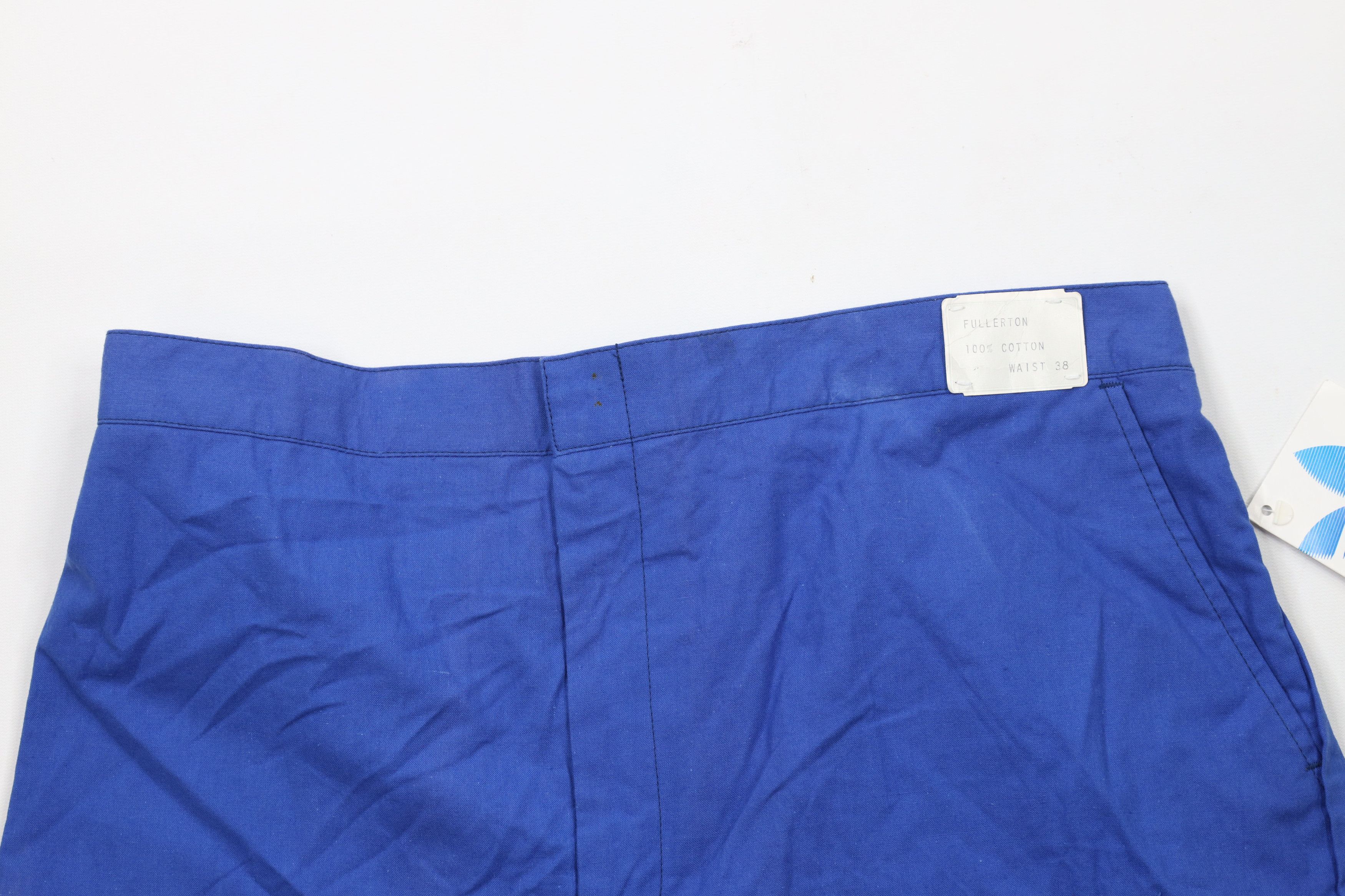 Adidas × Vintage Deadstock Vintage 80s Adidas Knee Tennis Golf Shorts Blue Size US 34 / EU 50 - 2 Thumbnail