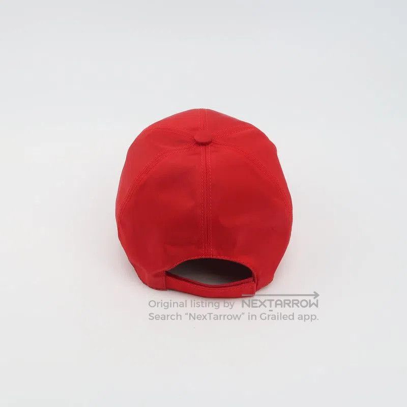 Prada Prada Red Logo Baseball Cap. Size ONE SIZE - 3 Thumbnail