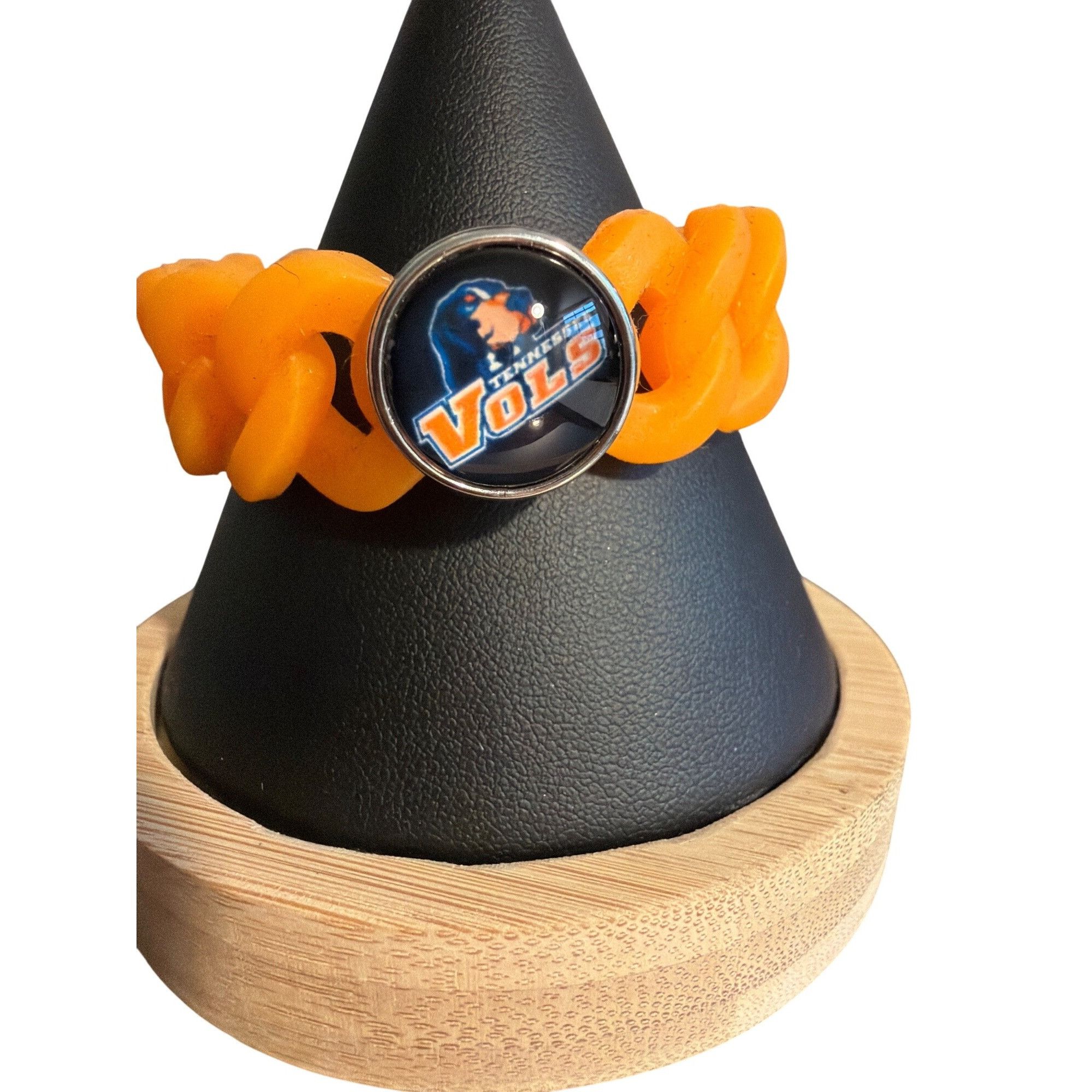 Other Tennessee Vols Orange Silicone Link Bracelet Logo Charm Glow Size ONE SIZE - 2 Thumbnail