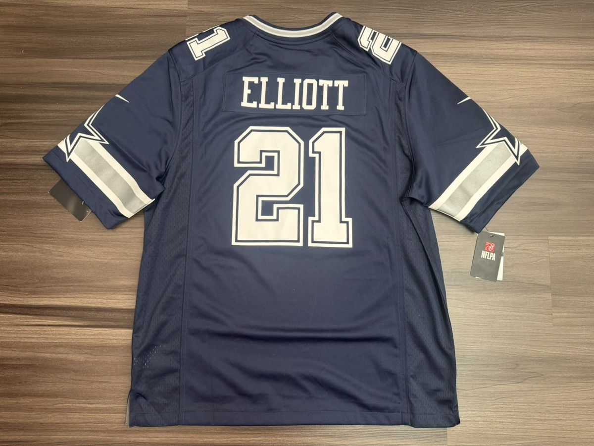 Nike Dallas Cowboys Ezekiel Elliot #21 NFL On Field Home Jersey Size US XL / EU 56 / 4 - 9 Thumbnail
