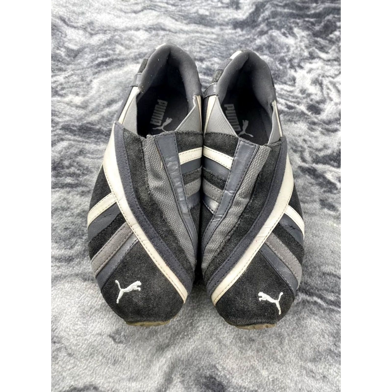 Puma PUMA Speedcat Sneakers Women Size US 5.5 Gray Leather Rubber Breathable Comfortable Casual Cat Theme Sneakers Size US 6 / IT 36 - 2 Thumbnail