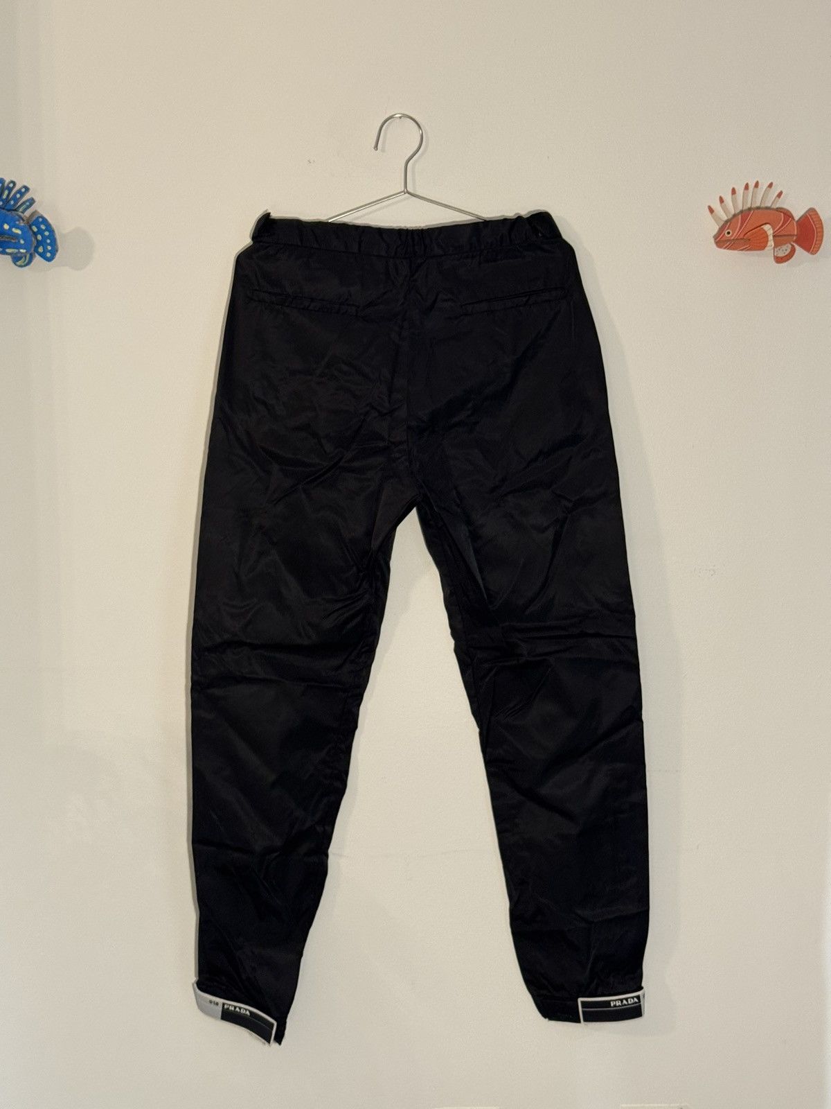 Prada Prada Re-Nylon Track Pants Black IT46 M Size US 30 / EU 46 - 2 Thumbnail
