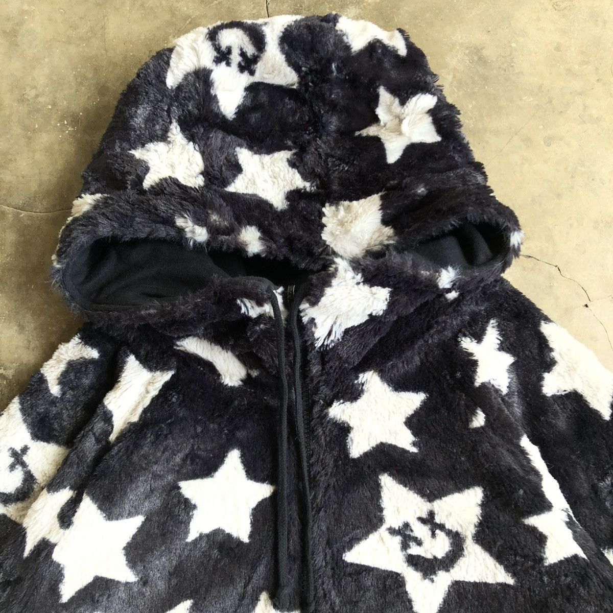 Hysteric Glamour 2000s World Love Smile & Stars Flecee Reversible Zip Lgb Size US M / EU 48-50 / 2 - 8 Thumbnail