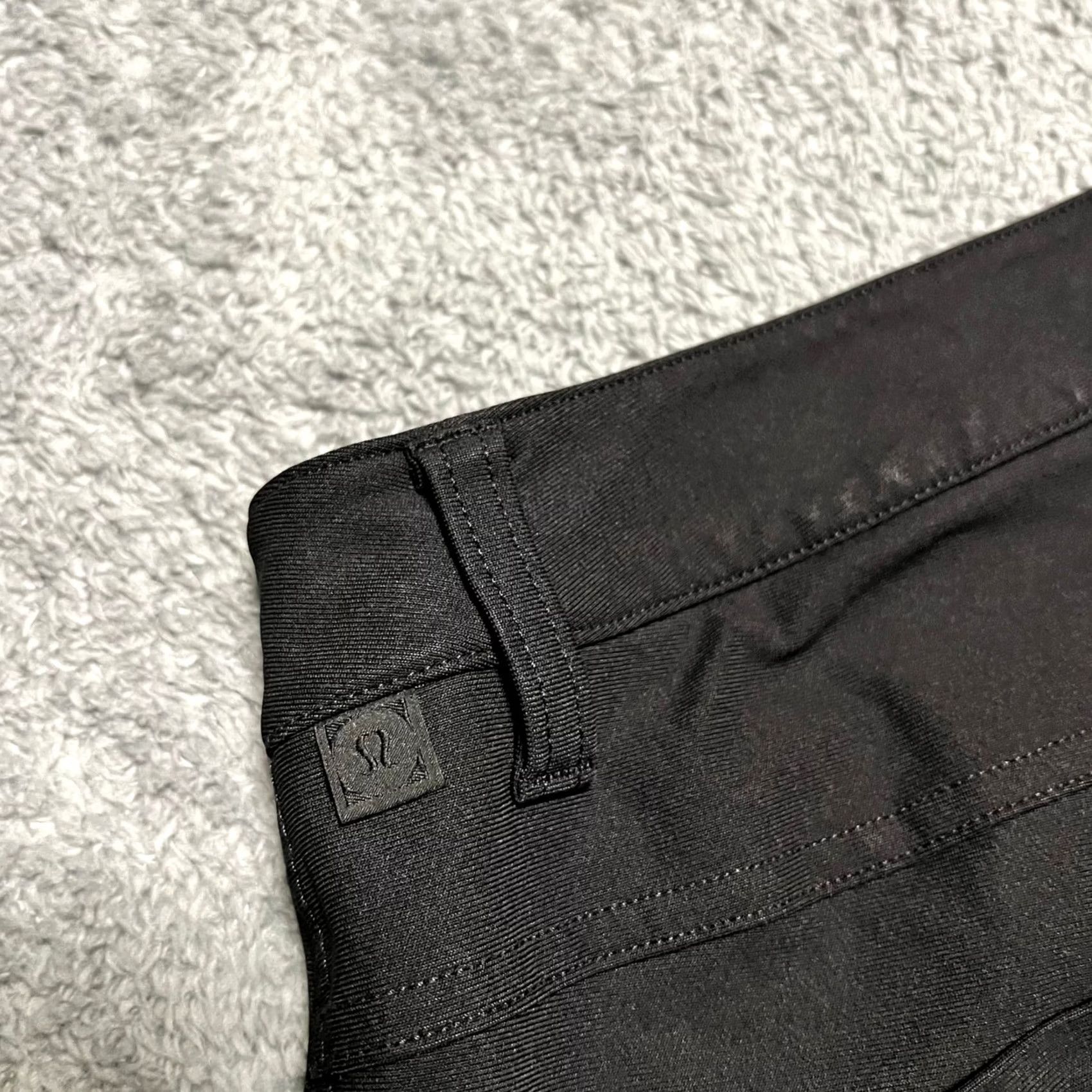 Lululemon Lululemon ABC Pants Mens 31 Black Classic Fit Warpstreme Casual Golf Stretch Size US 31 - 5 Thumbnail