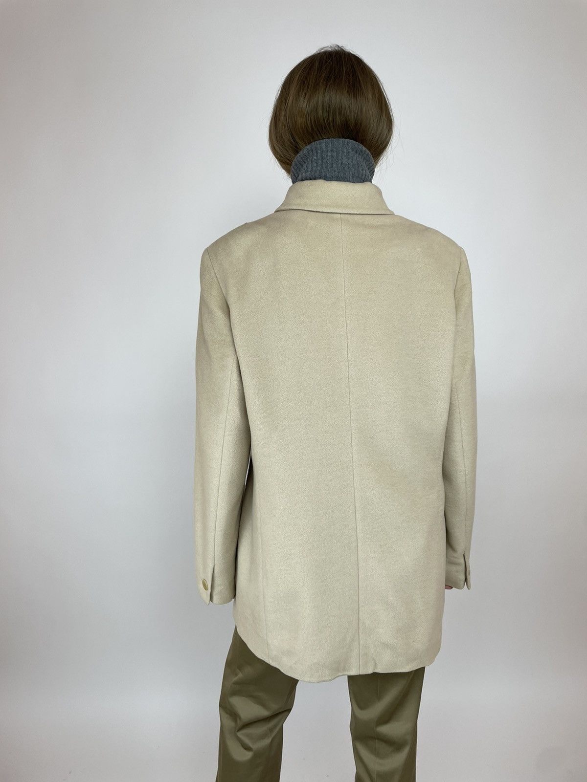 Other MARC CAIN WOOL/Angora BEIGE COAT Double-breasted WOMENS Size M / US 6-8 / IT 42-44 - 6 Thumbnail