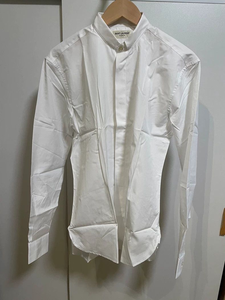 Saint Laurent Paris saint laurent paris size 38 White Shirt 2503-Nextarrow Size US M / EU 48-50 / 2 - 1 Thumbnail