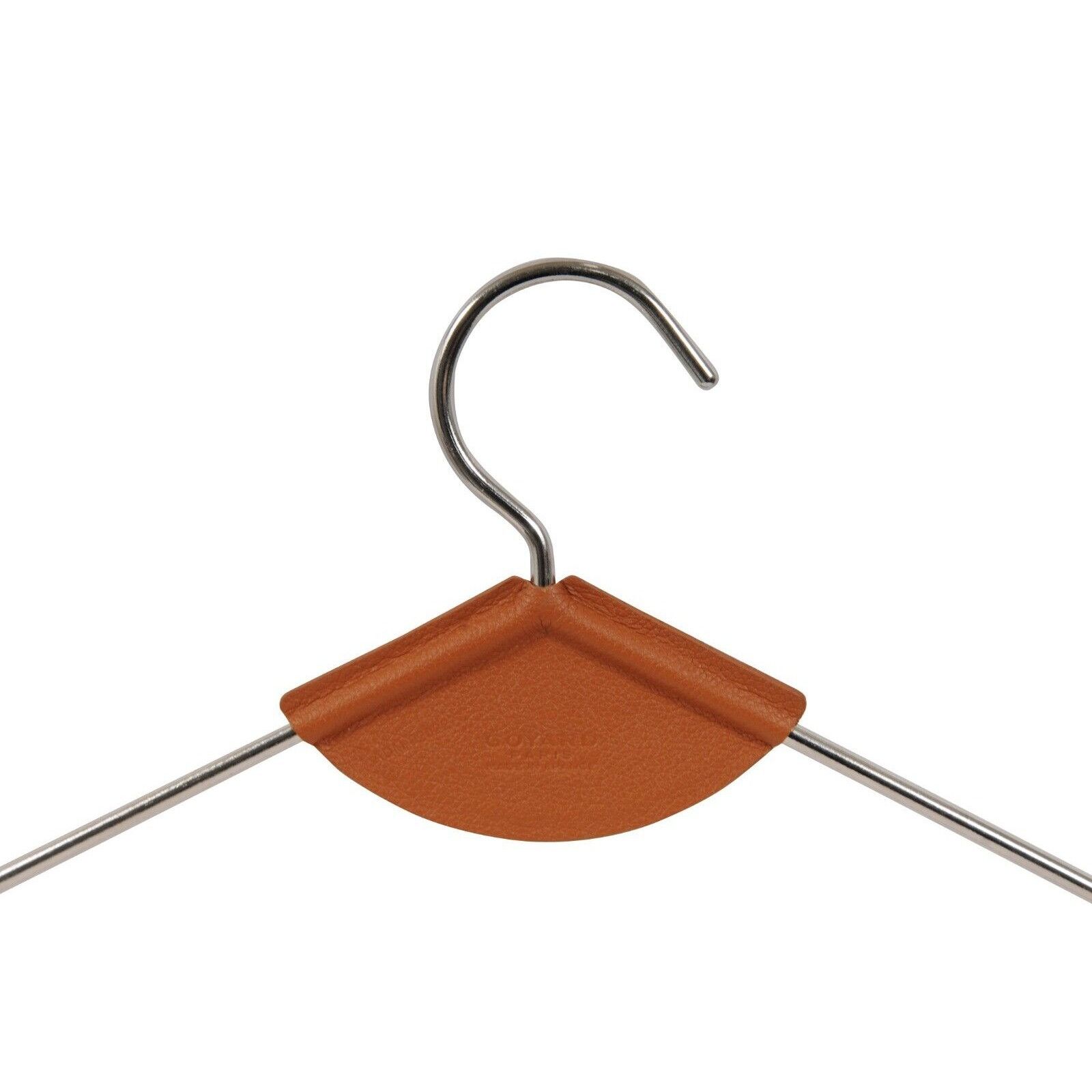 Goyard Black Brown Leather Goyardine Metal Hanger -02080 B Size ONE SIZE - 4 Thumbnail