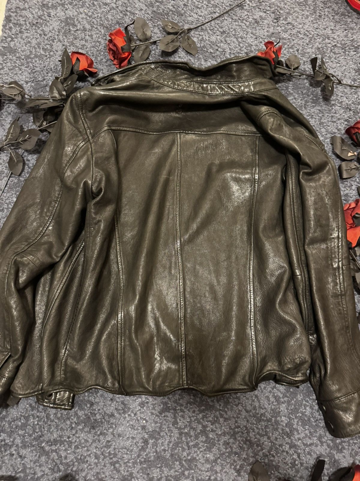Gypsy Gypsy Vintage Rare Black Leather Jacket Size US S / EU 44-46 / 1 - 12 Thumbnail