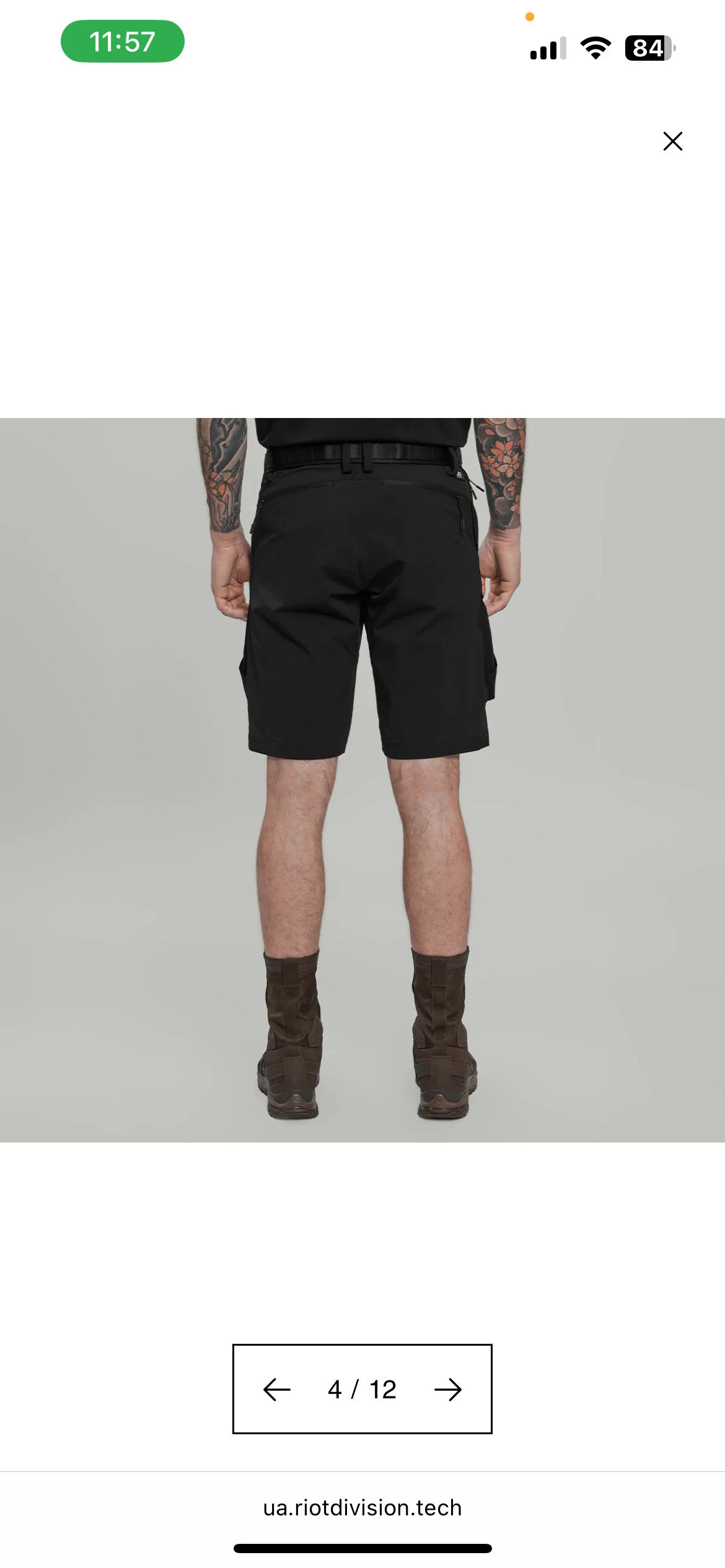 Riot Division RIOT DIVISION 2 POCKETS GEN.3 RD-2PS_GEN3 (SS25) BLACK Size US 36 / EU 52 - 11 Thumbnail