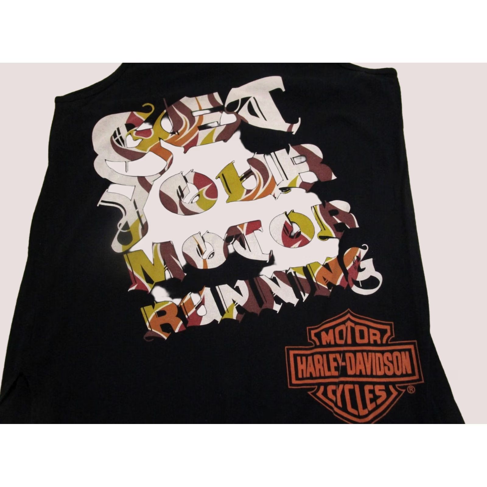 Harley Davidson Harley-Davidson Tank Top Women XL Black Biker Motorcycle Riding Scoop Neck Beach Size XL / US 12-14 / IT 48-50 - 1 Thumbnail