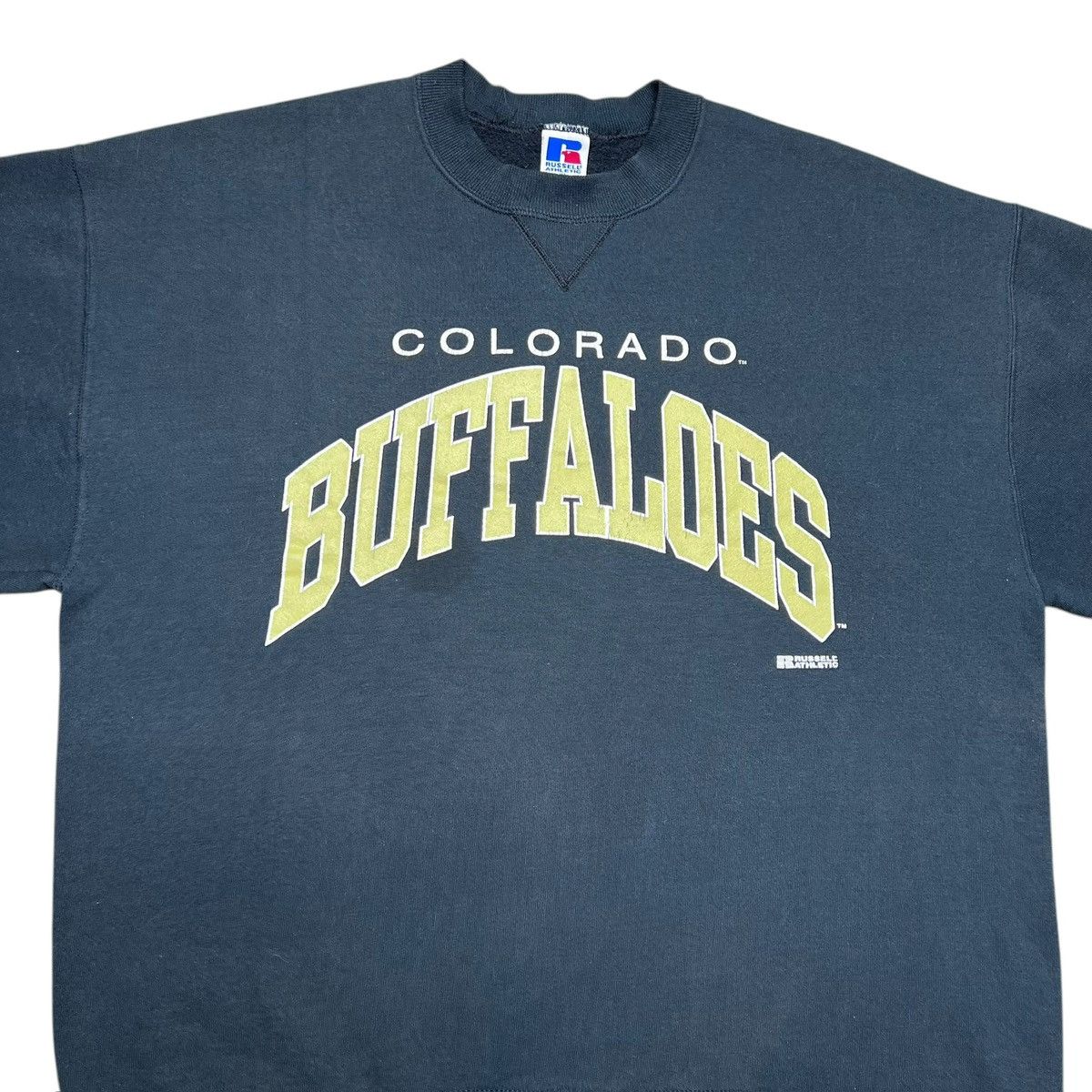 Russell Athletic 1990s NCAA Colorado Buffaloes Russell Athletic Sweatshirt Size US XL / EU 56 / 4 - 4 Thumbnail