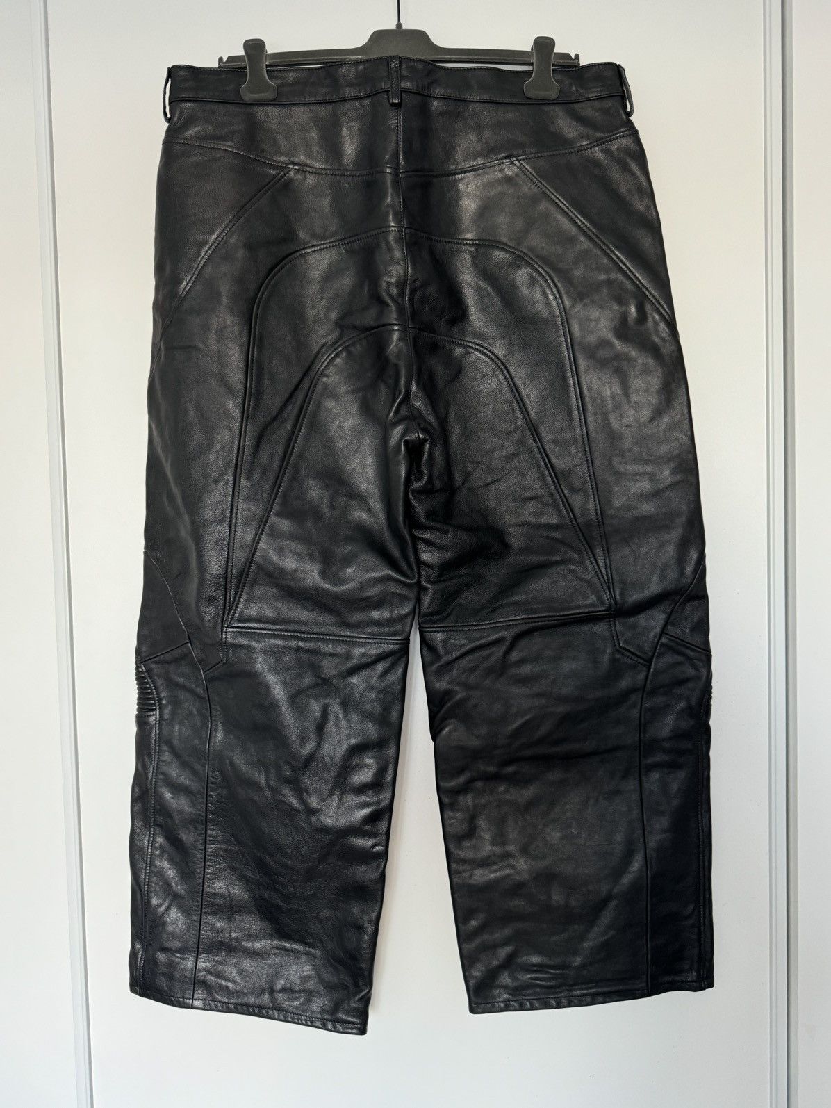 Balenciaga Balenciaga Leather Biker Moto Pants Size US 32 / EU 48 - 5 Thumbnail