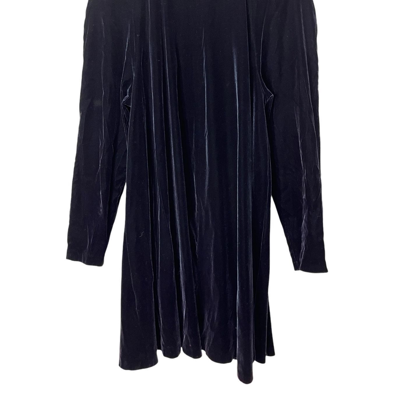 Other Vintage Karen Lucas For Niki Black Velvet Swing Coat Size S Size S / US 4 / IT 40 - 10 Thumbnail