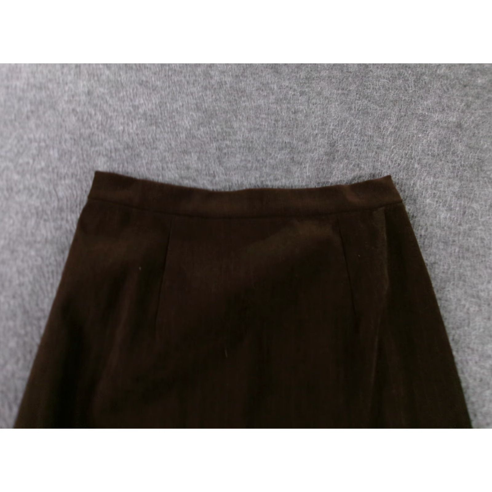 Vintage Vintage Karin Stevens Skirt Women 8 Brown Professional Office Capsule 80s Size 30" / US 8 / IT 44 - 2 Thumbnail