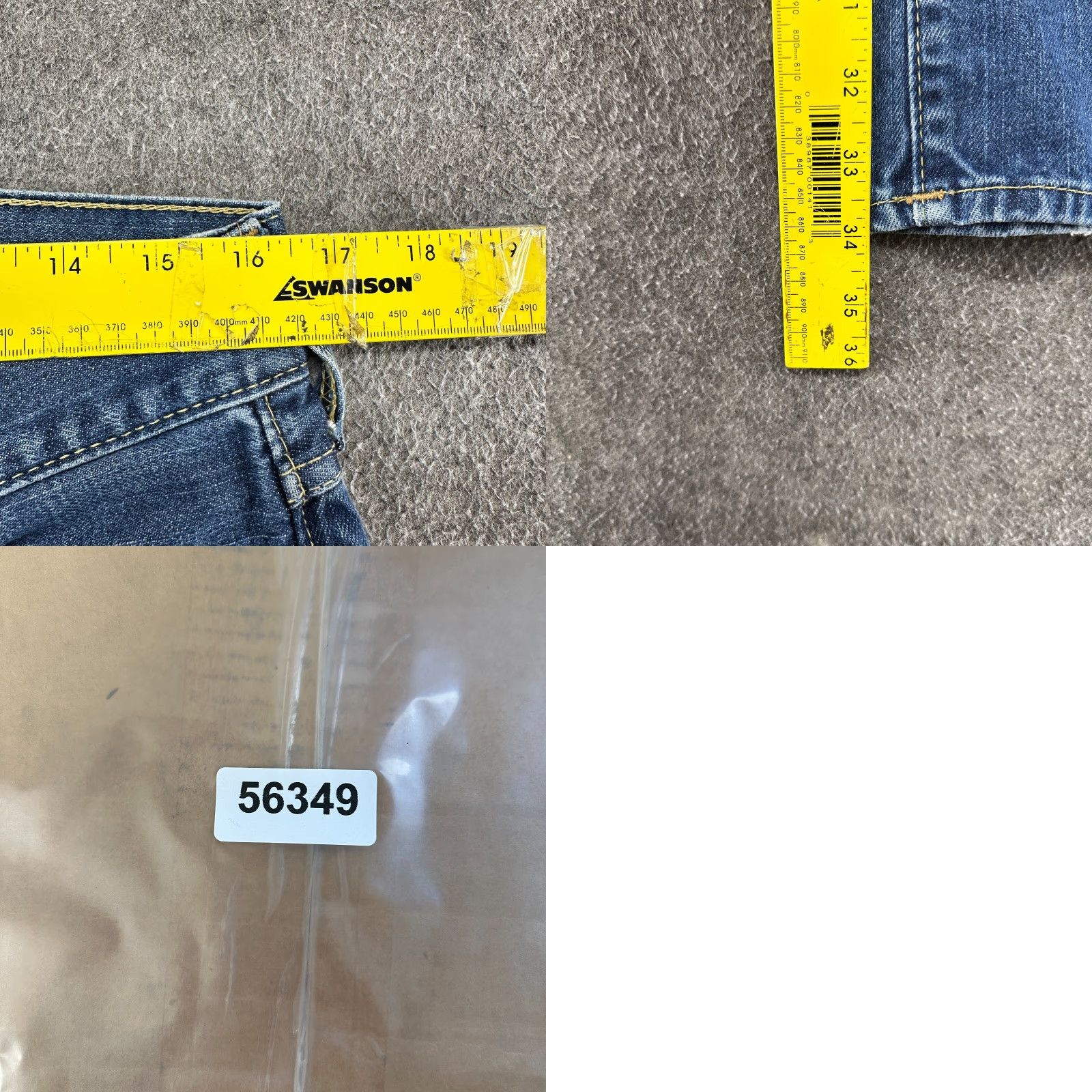True Religion True Religion Jeans Mens 32x34 Ricky Relaxed Straight Medium Wash Distressed 5-Pocket Denim Jeans Mens Regular Size 32 Blue Size US 32 / EU 48 - 9 Thumbnail