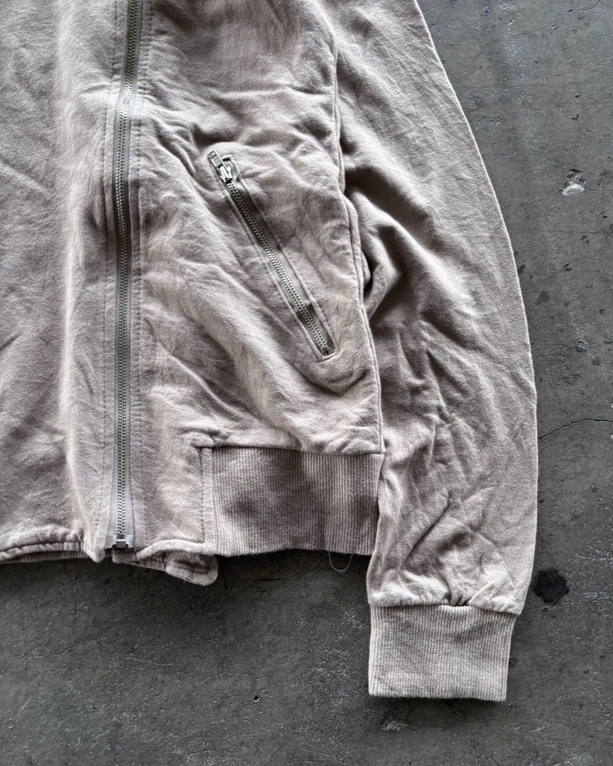 If Six Was Nine Rick Owens Style Double Assymetrical Zip Up Hoodie Size US M / EU 48-50 / 2 - 2 Thumbnail