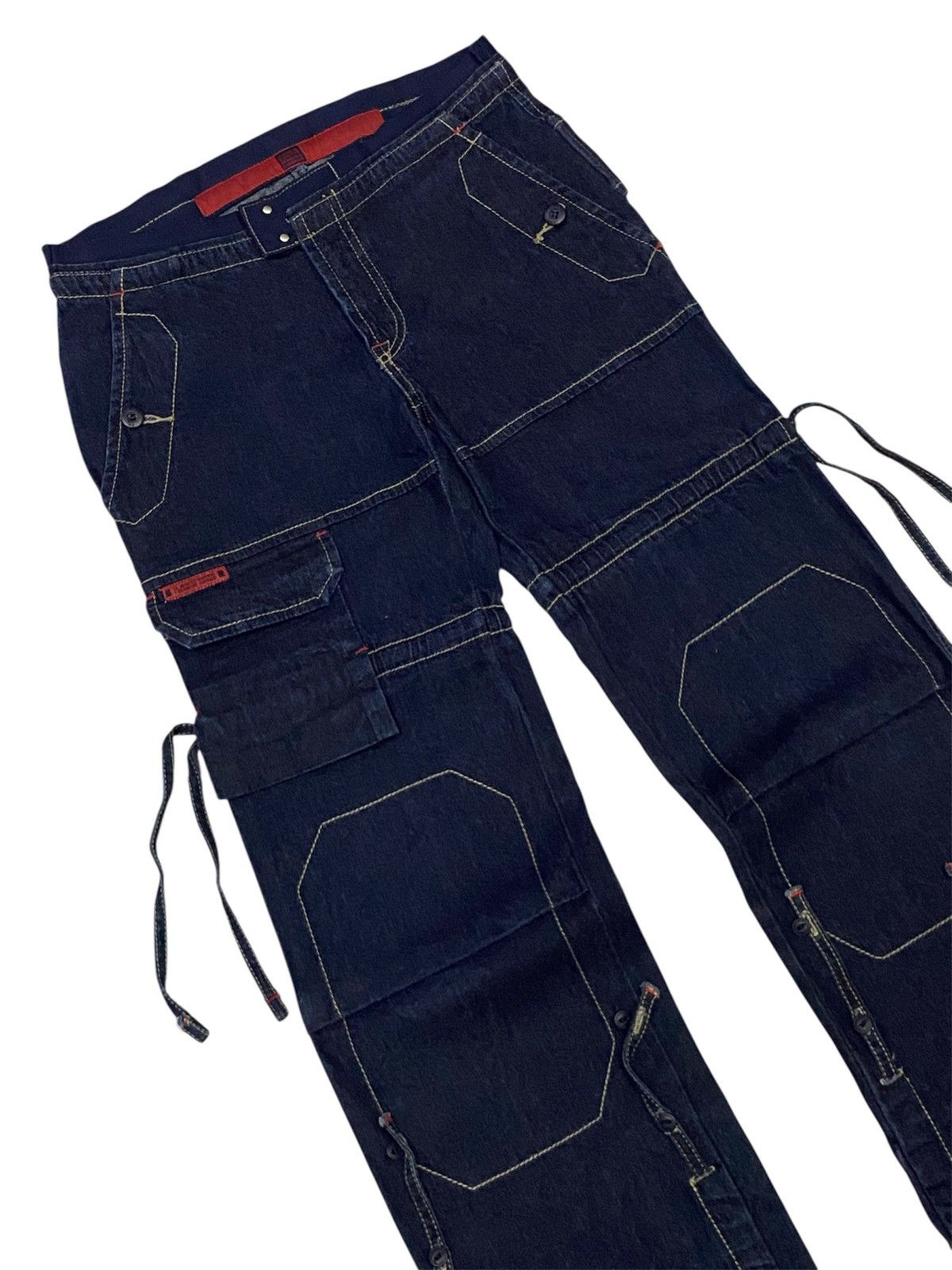 Marithe + Francois Girbaud Marithe Francois Girbaud Wide Leg Jeans Size 26" / US 2 / IT 38 - 4 Thumbnail