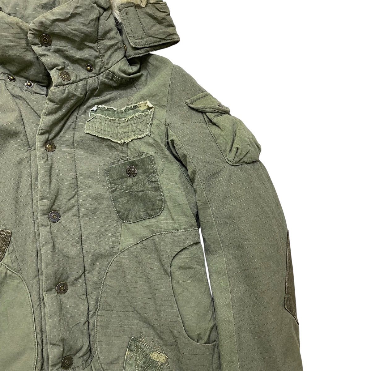 LIZ LISA 🔥Japanese Brand Style Military Fur Hood Size M / US 6-8 / IT 42-44 - 5 Thumbnail