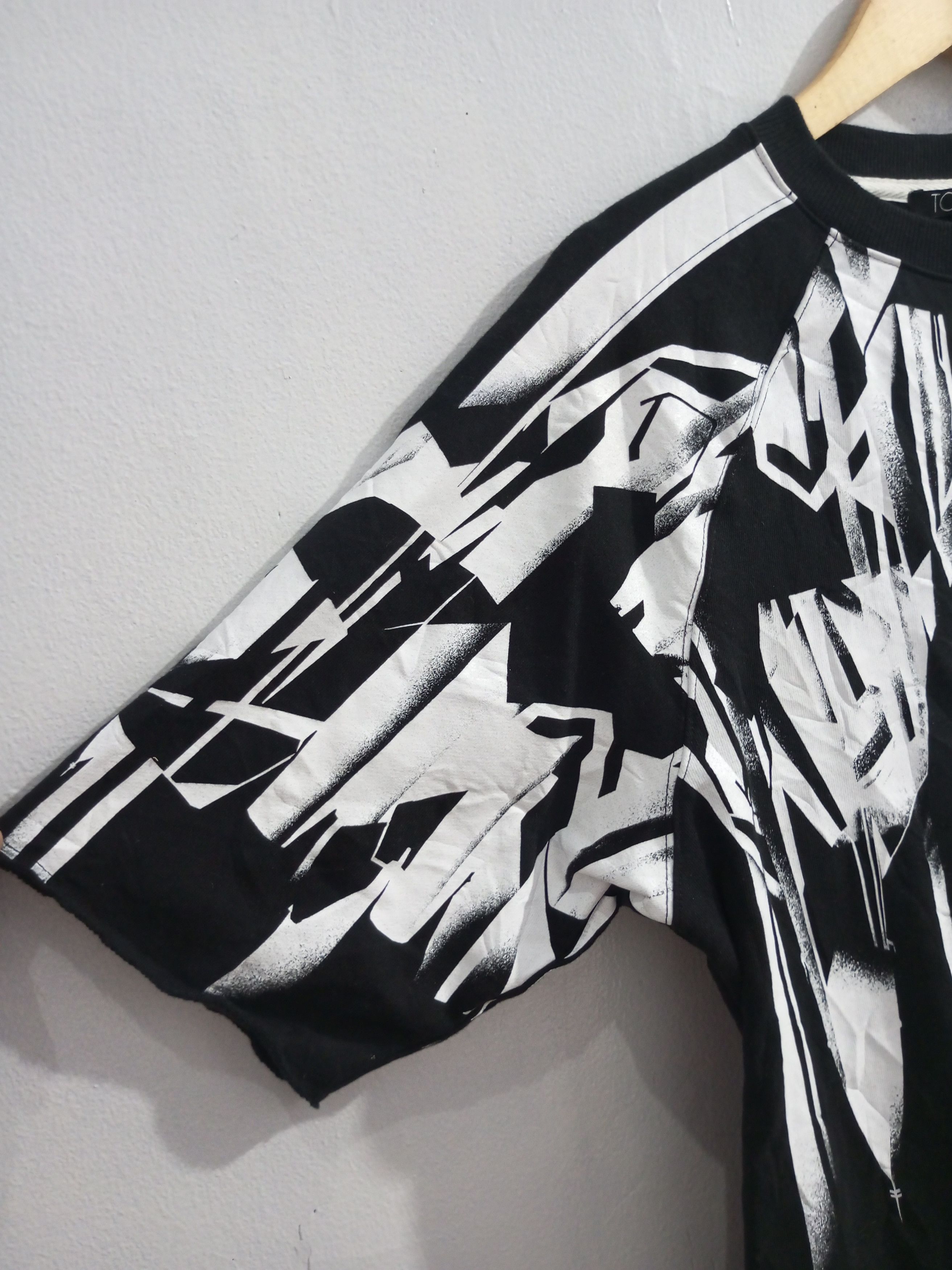 If Six Was Nine × Japanese Brand × Le Grande Bleu (L.G.B.) Top Ten mega print raglan t shirt Size US L / EU 52-54 / 3 - 3 Thumbnail