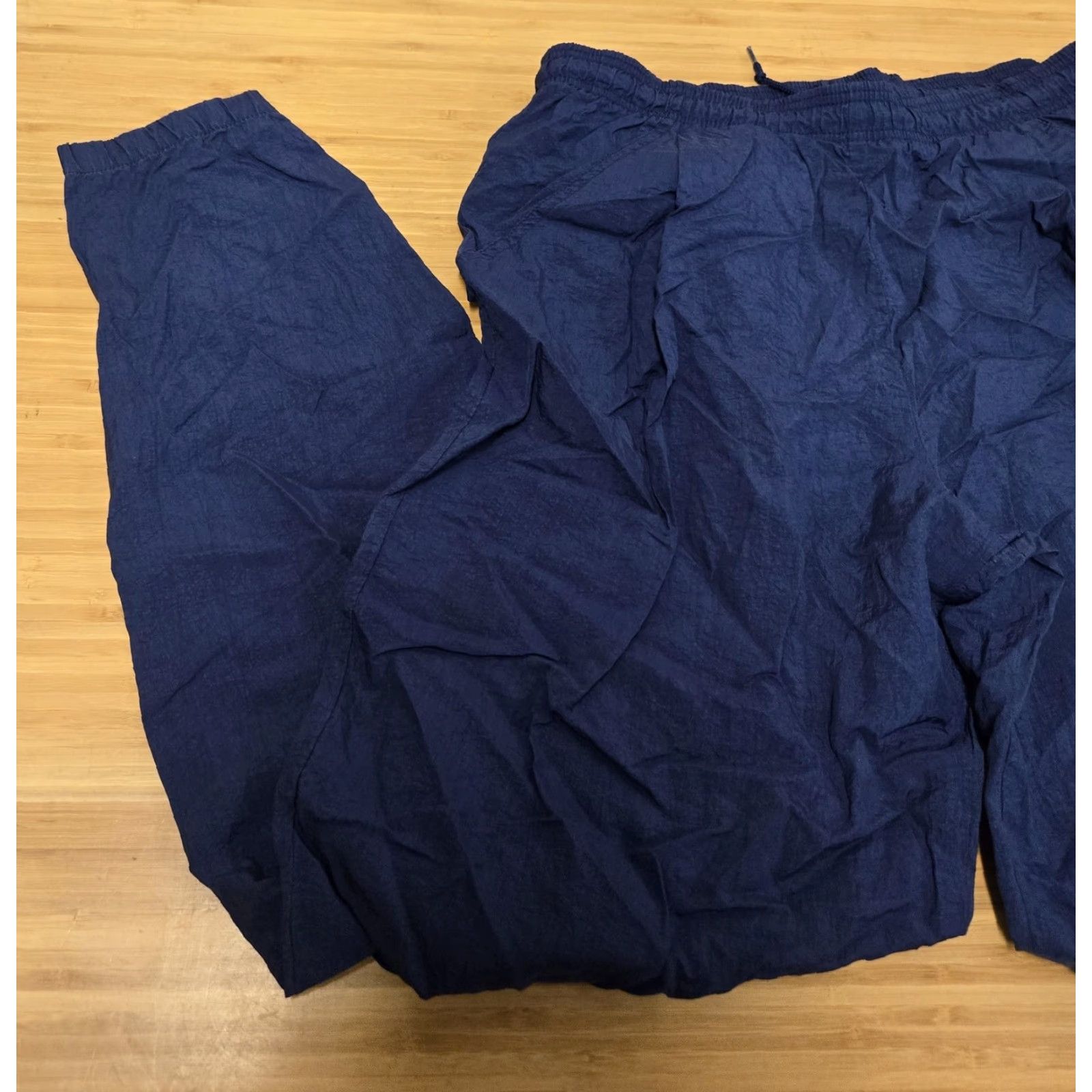 Nike VINTAGE Nike Pants Mens M Blue Track Wind Jogger Warm Up Athletic 90s Nike Mens M Blue Track Pants Activewear 90s Size US 31 - 5 Thumbnail