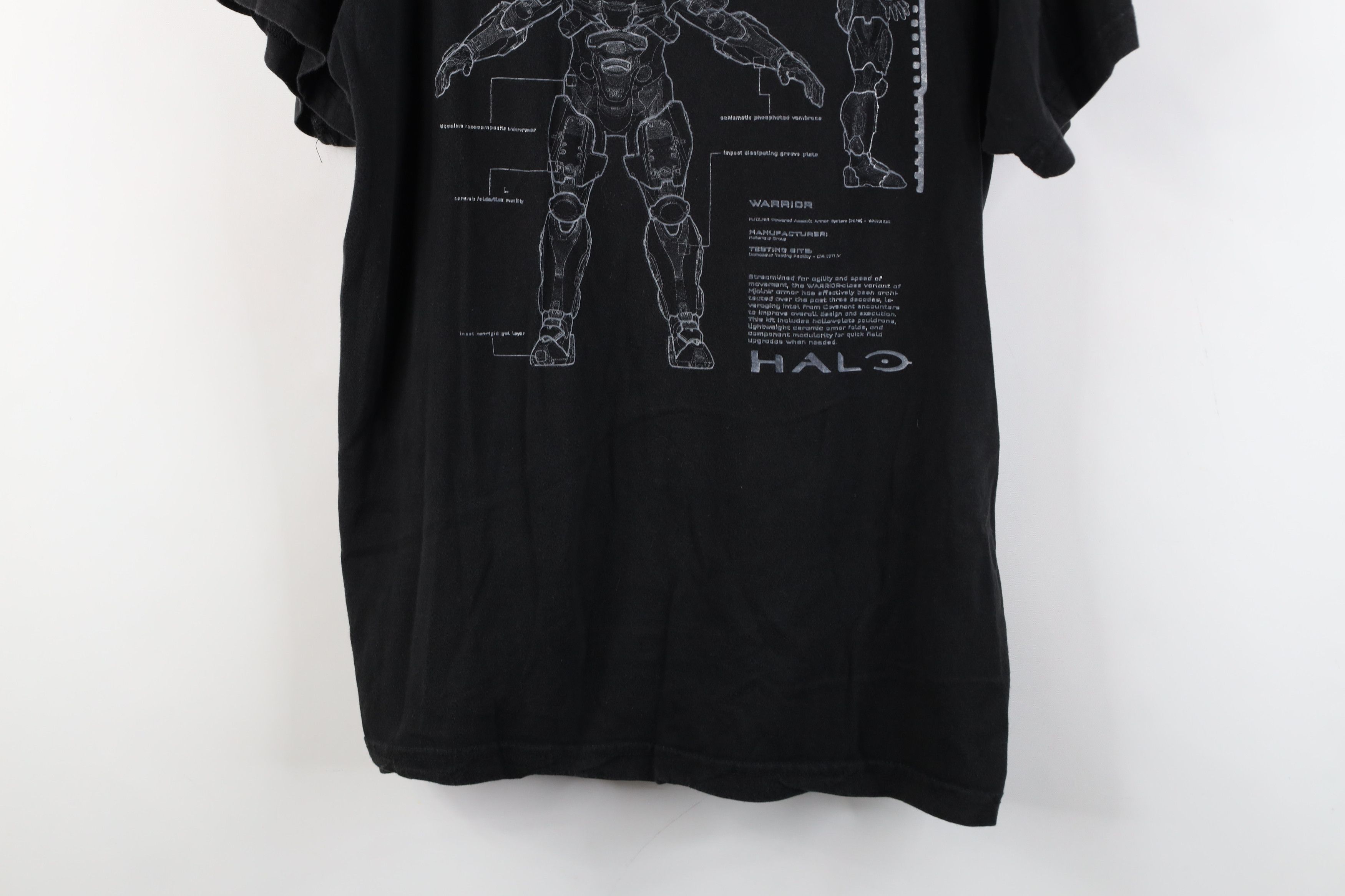 Vintage Vintage Halo 5 Spell Video Game Promo T-Shirt Black Cotton Size US L / EU 52-54 / 3 - 3 Thumbnail