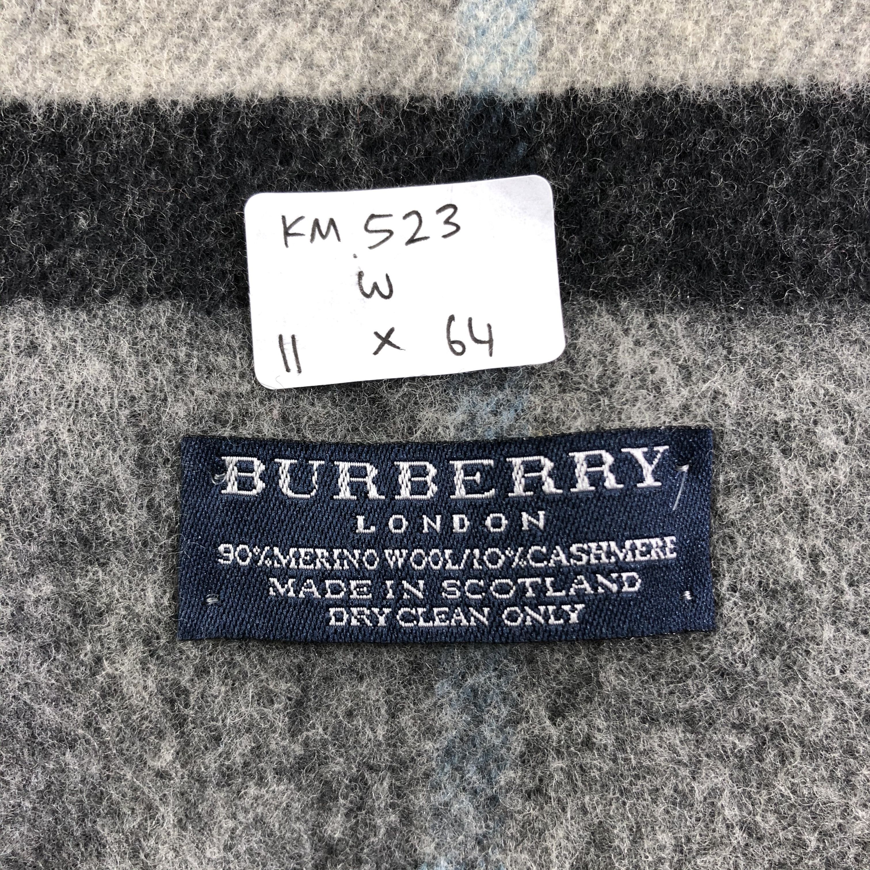 Burberry × Vintage Burberry Scarf / Muffler / Neckwear - KM523 Size ONE SIZE - 7 Thumbnail