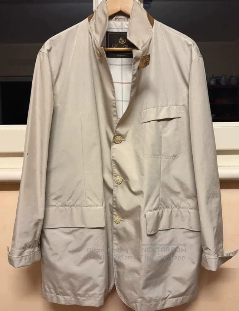 Loro Piana Loro Piana Tech Material Overcoat Beige Size US XL / EU 56 / 4 - 2 Thumbnail