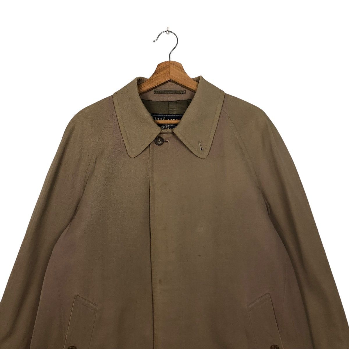 Burberry 🔥VINTAGE LONG JACKET BUTTON BURBERRYS Size US M / EU 48-50 / 2 - 5 Thumbnail