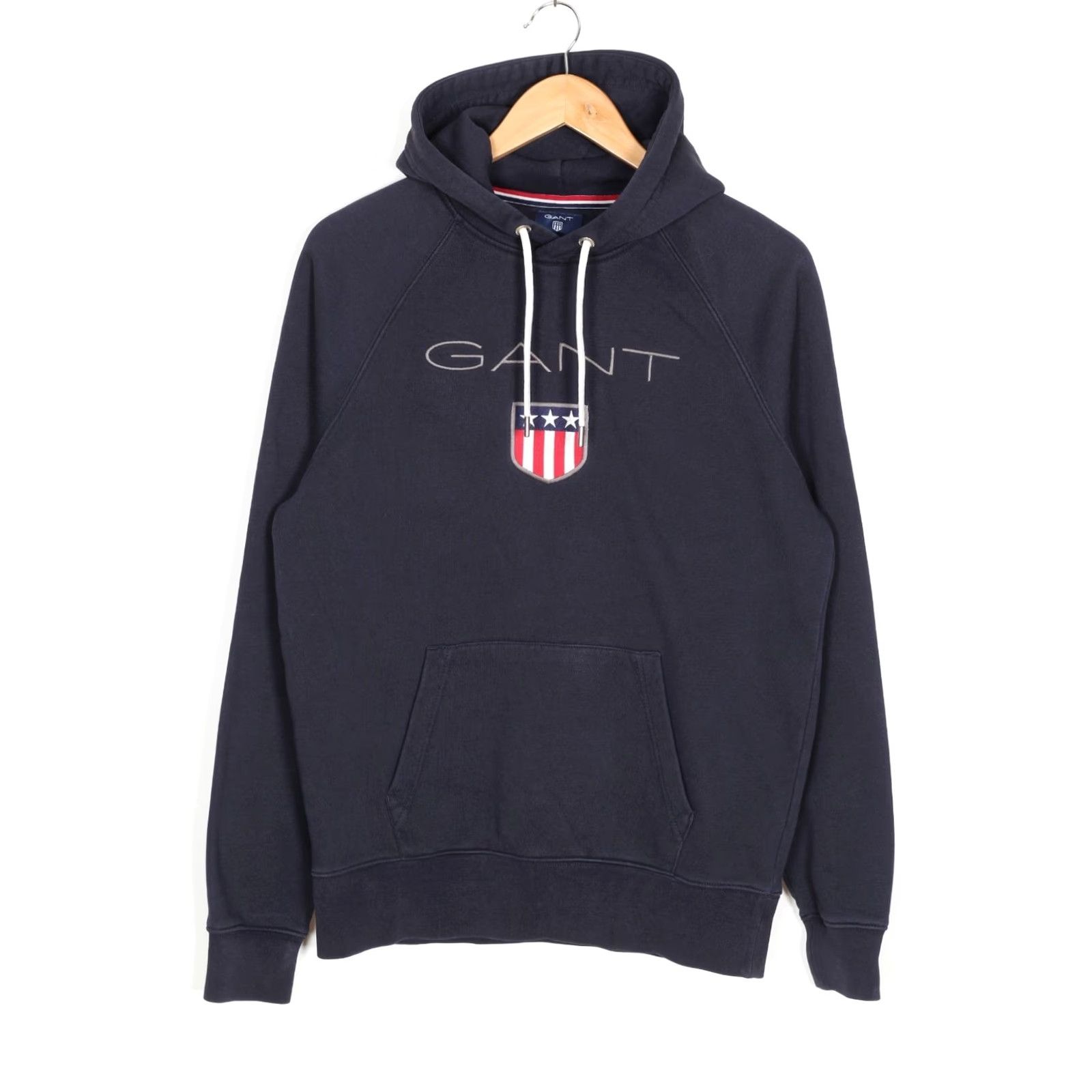 Gant GANT Graphic Logo Pullover Hoodie Sweatshirt Men Size M VR3545 Blue Logo Pullover Hooded Sweatshirt Mens M Blue Graphic Logo Pullover Hoodie Size US M / EU 48-50 / 2 - 2 Thumbnail