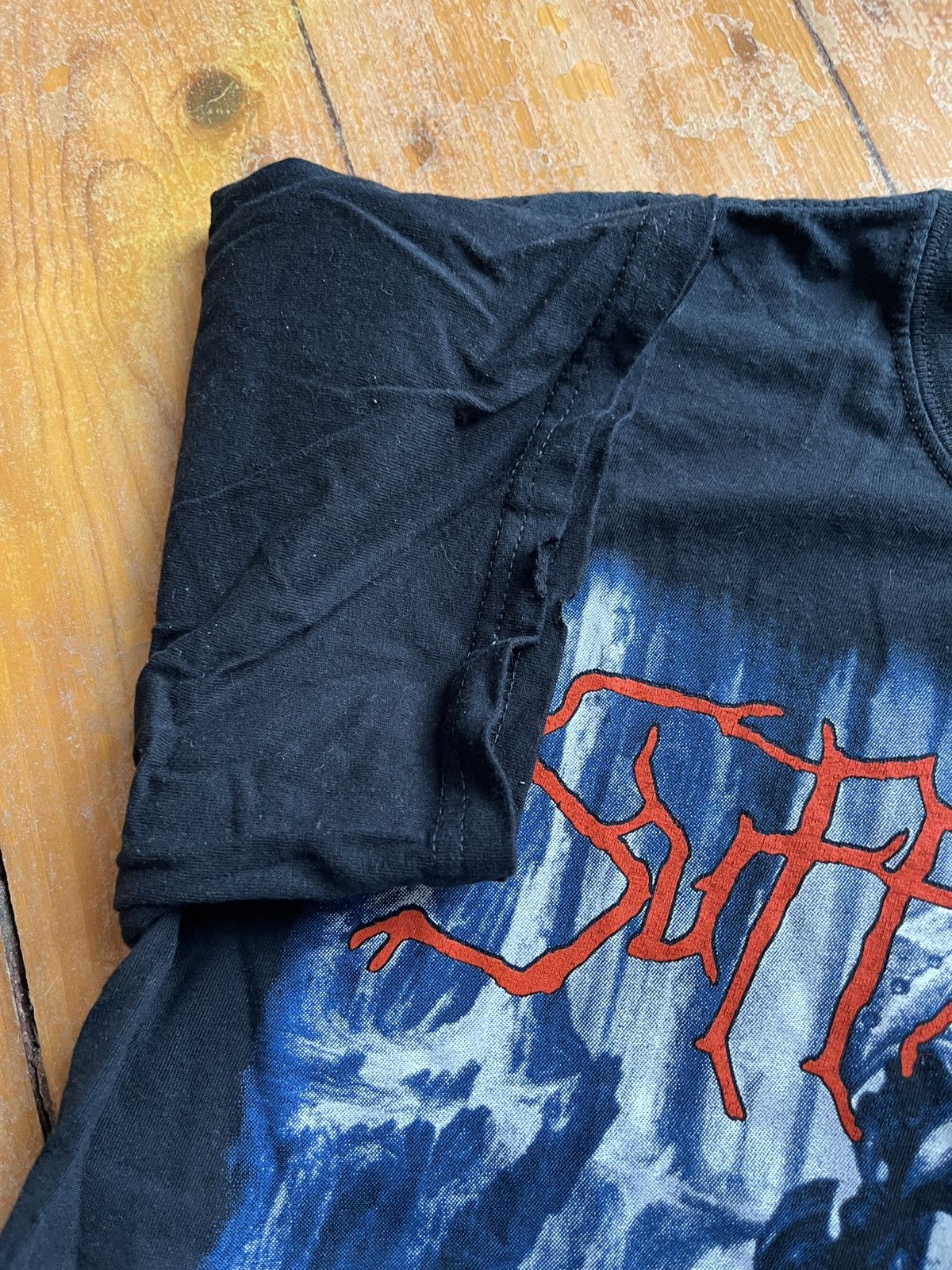 Band Tees × Vintage Suffocation Vintage tee Breeding the spawn 90s t-shirt Size US L / EU 52-54 / 3 - 8 Thumbnail