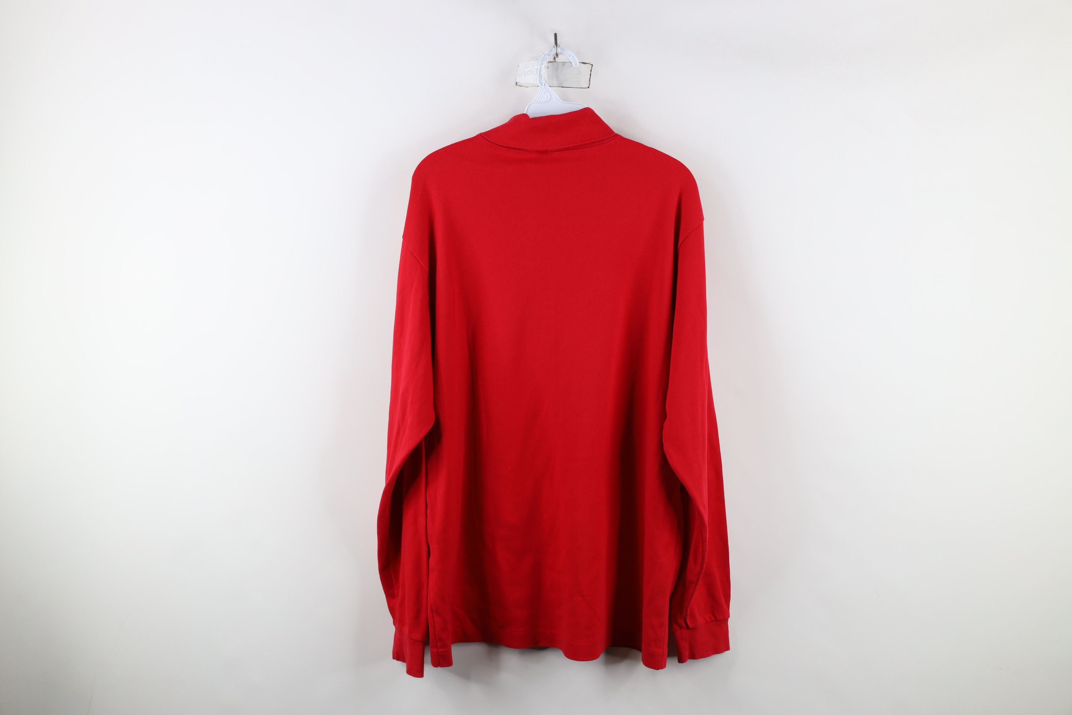 Vintage Vintage 90s Ohio State University Turtleneck T-Shirt Red USA Size US XL / EU 56 / 4 - 10 Thumbnail